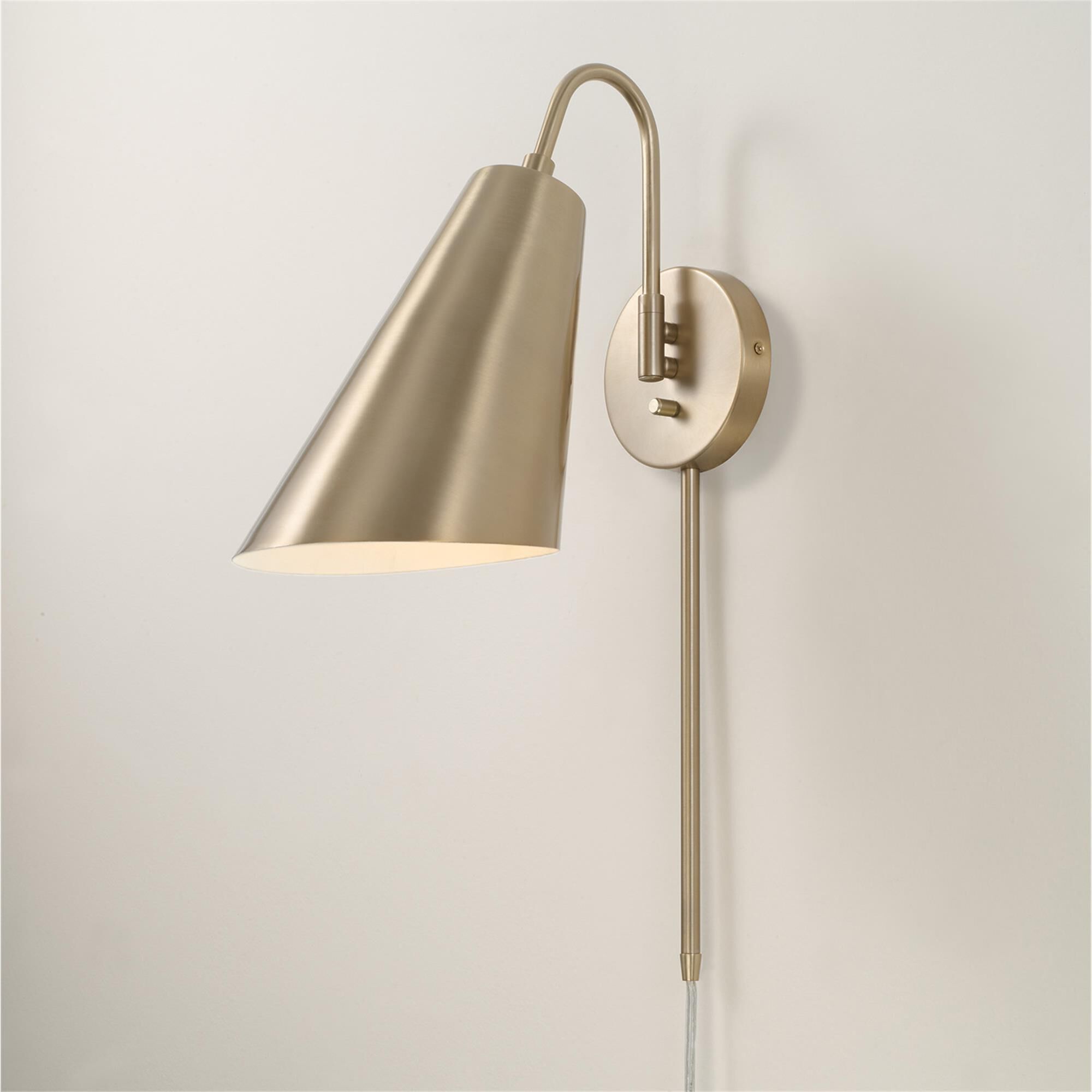 Leo 7 Inch Wall Swing Lamp,