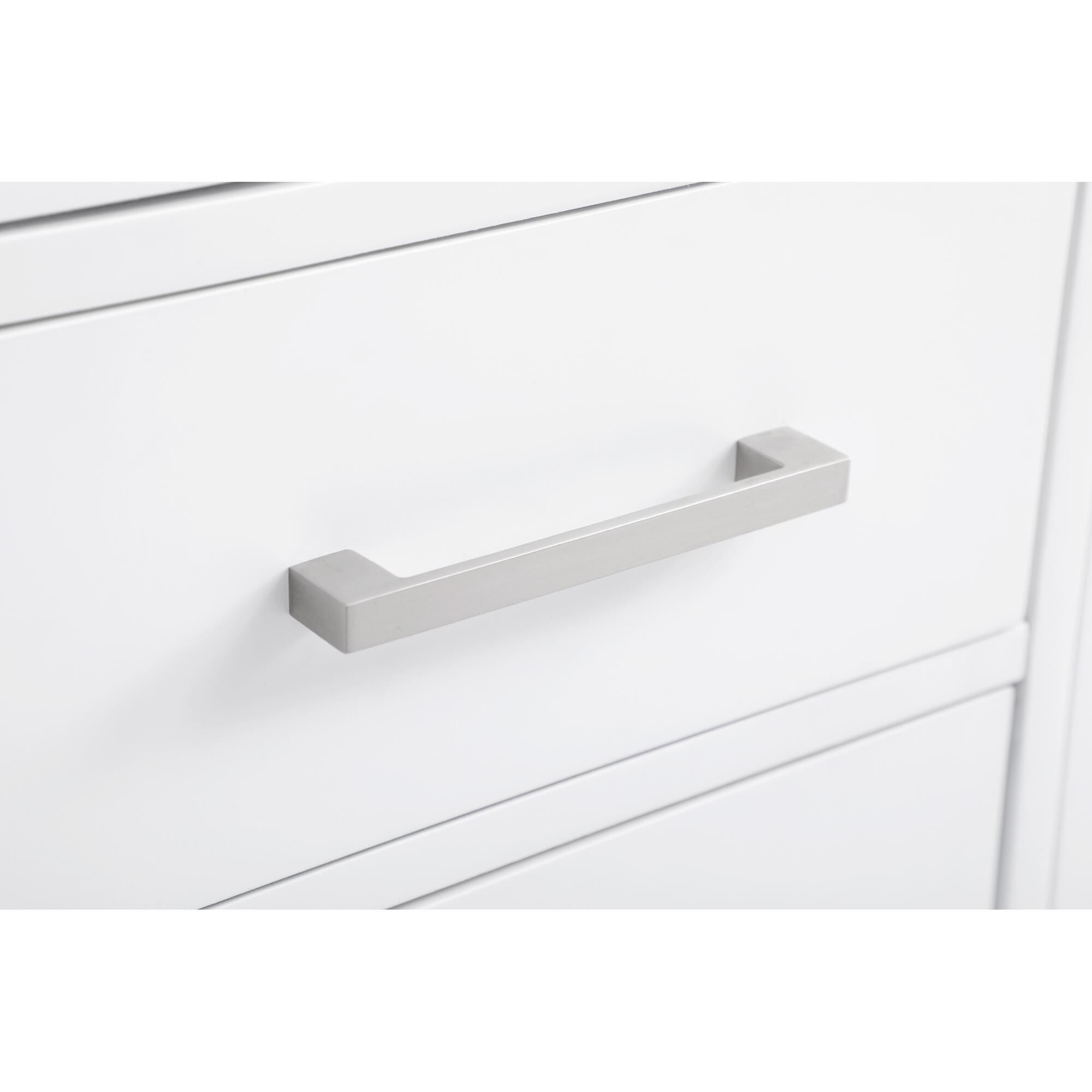 Shown in White finish