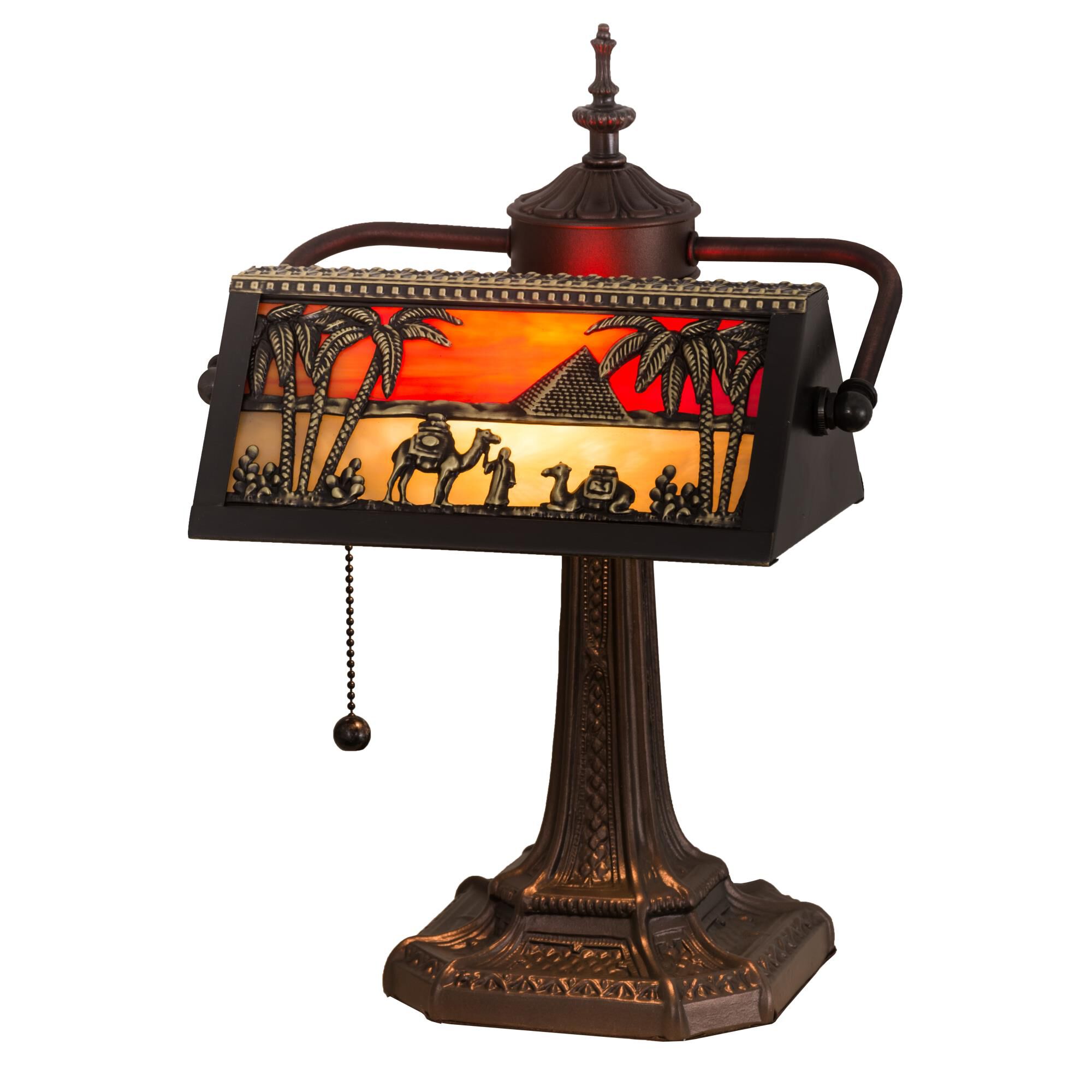 Camel Mission 15 Inch Desk Lamp by Meyda Lighting