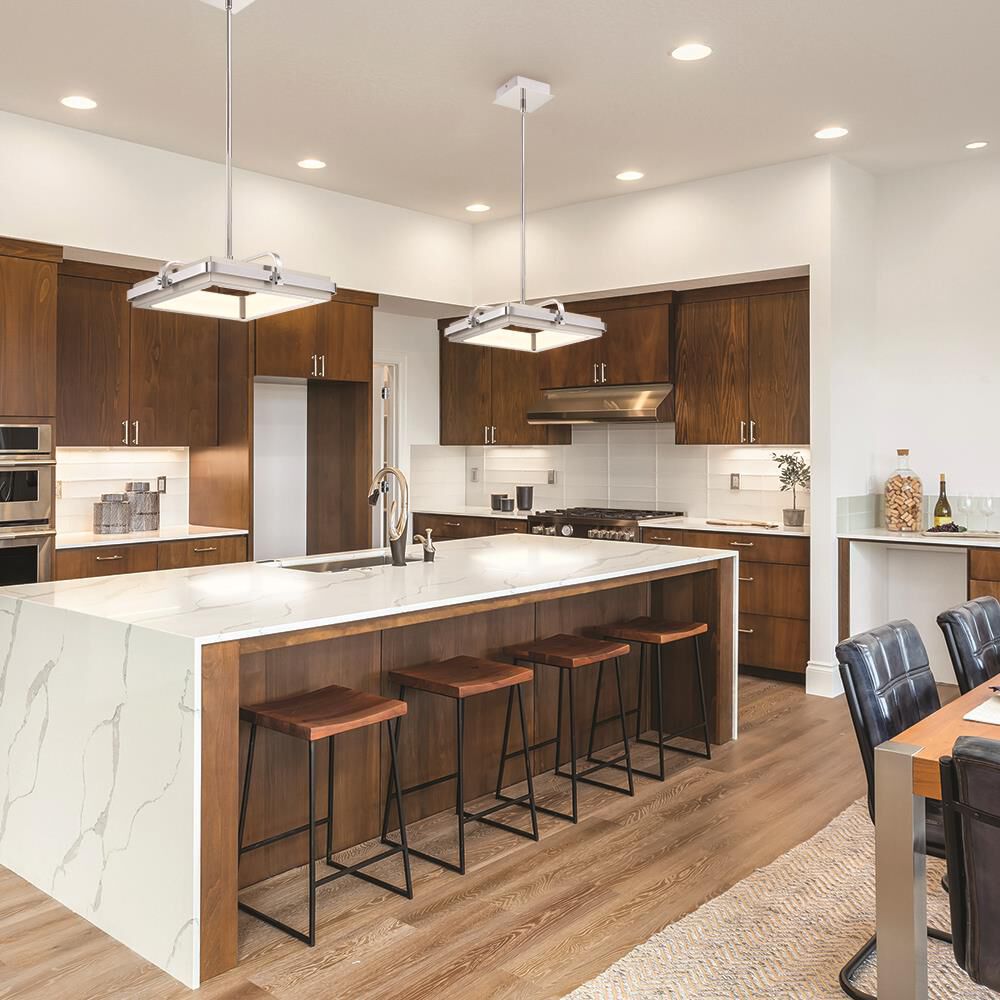 Shown in Chrome and Nickel finish and Frosted glass