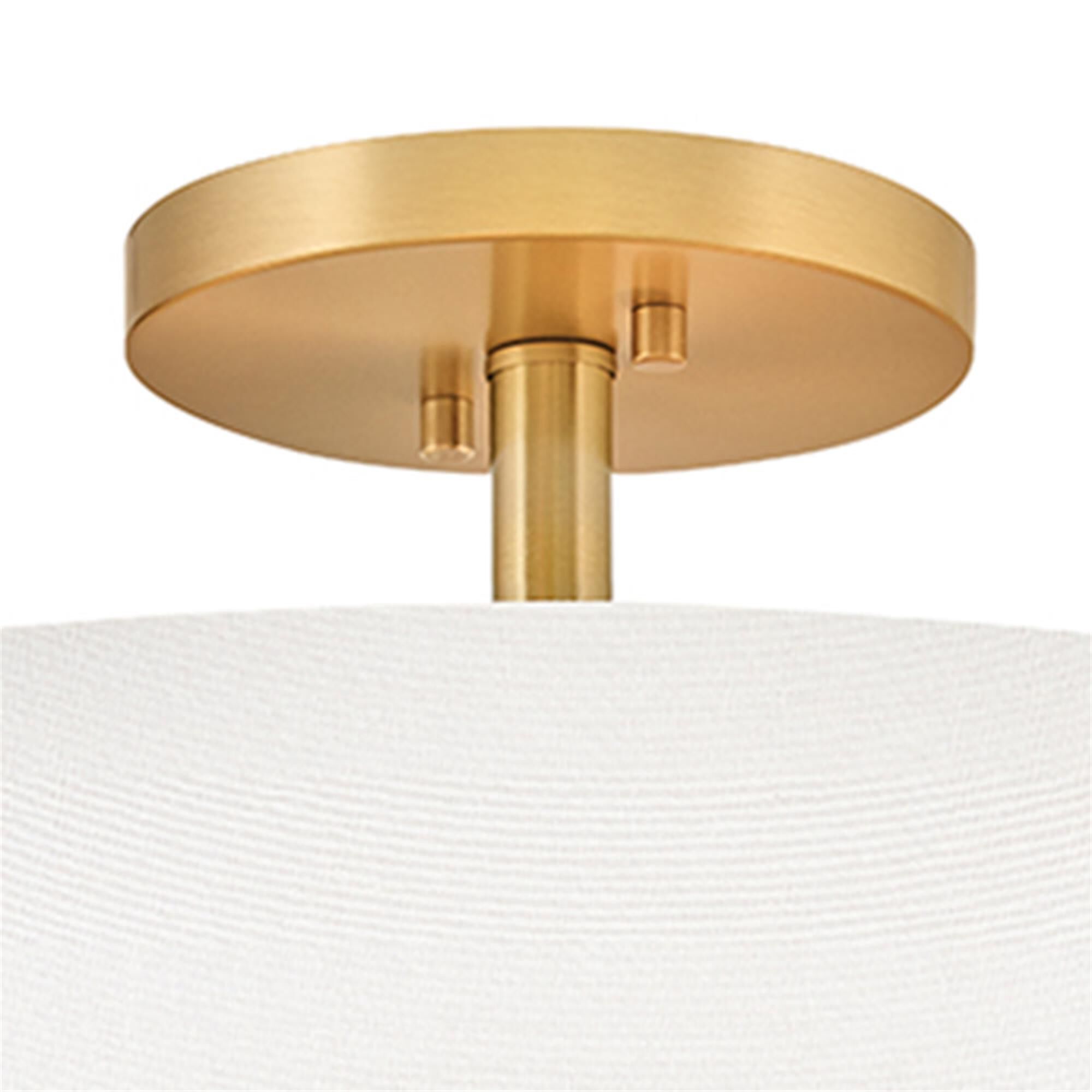 Halle 20 Inch 4 Light Semi Flush Mount,