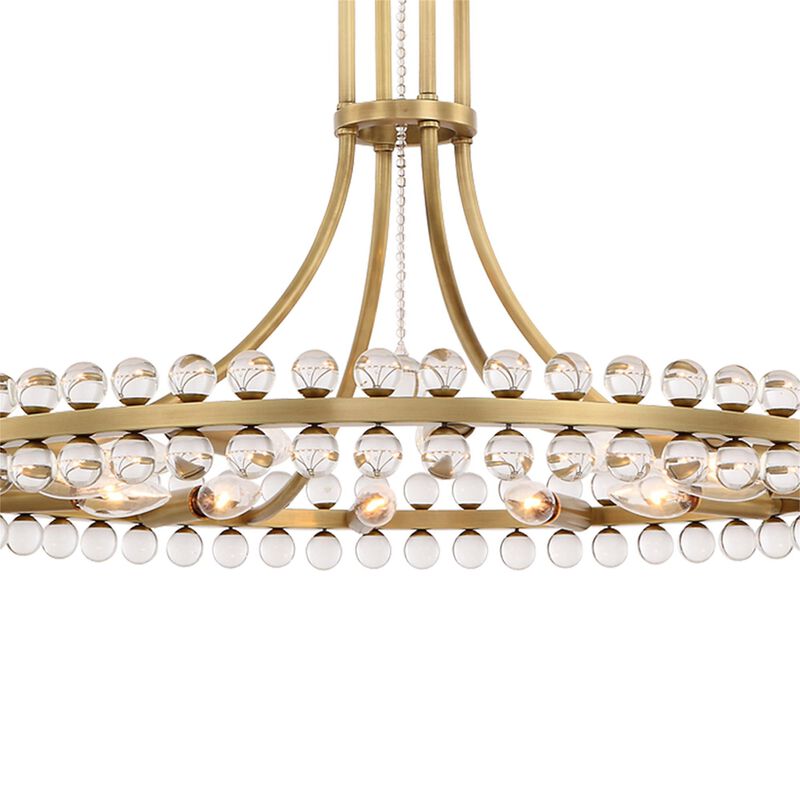Clover Small Chandelier by Crystorama