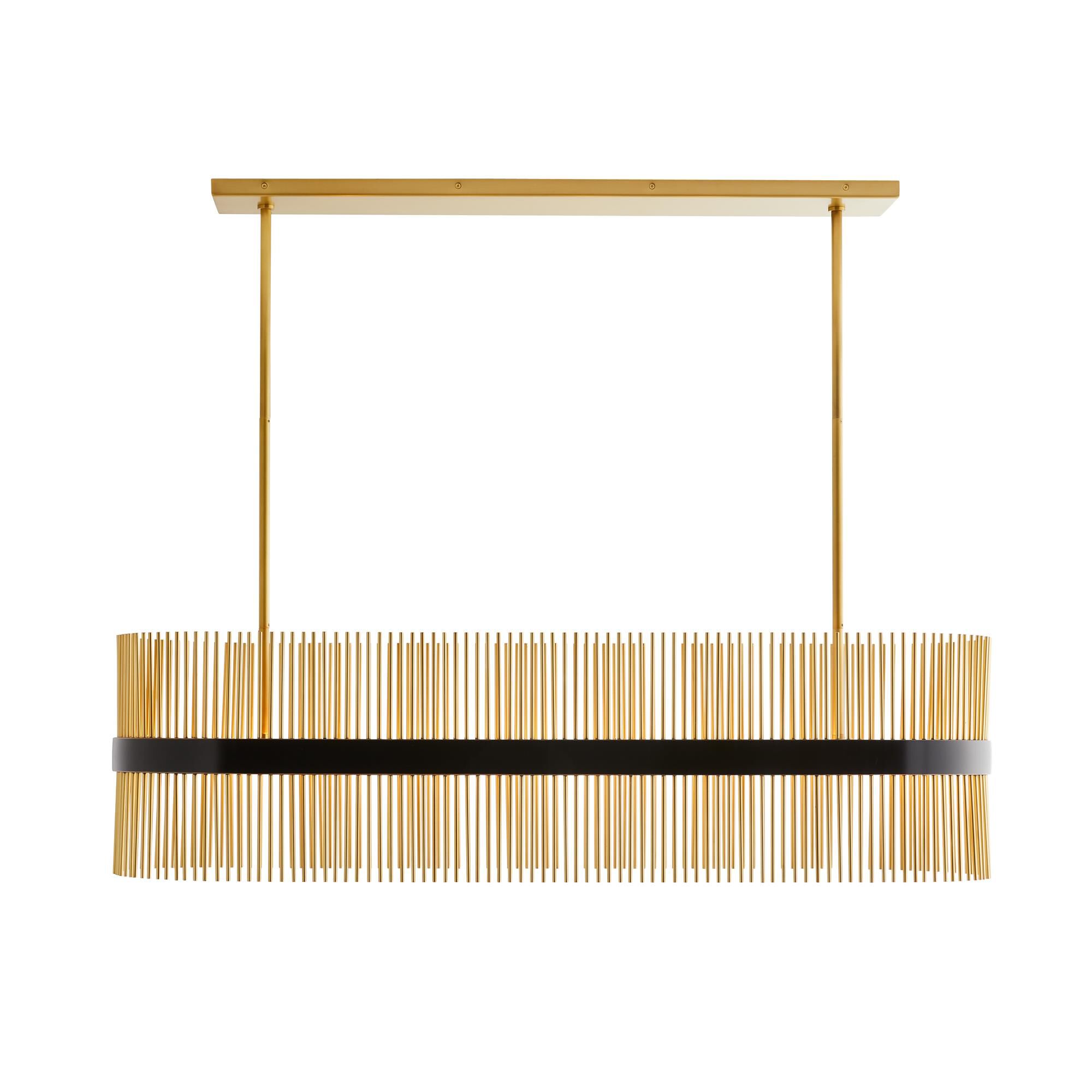 Hozier 49 Inch 10 Light Linear Suspension Light | Capitol Lighting 1800lighting.com