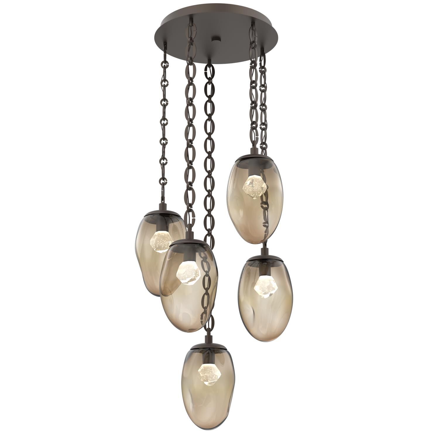 Levi Wilson Meteo Led 22 Inch Multi Light Pendant by Hammerton Studio