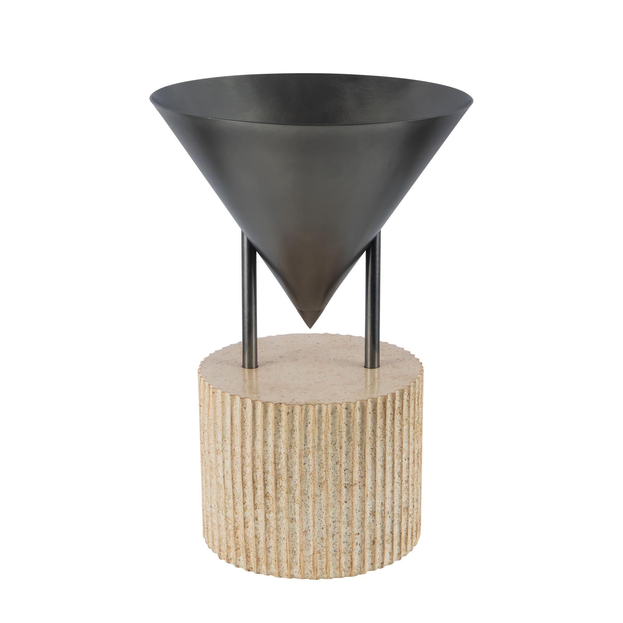 Shown in Aged Steel finish and Steel shade