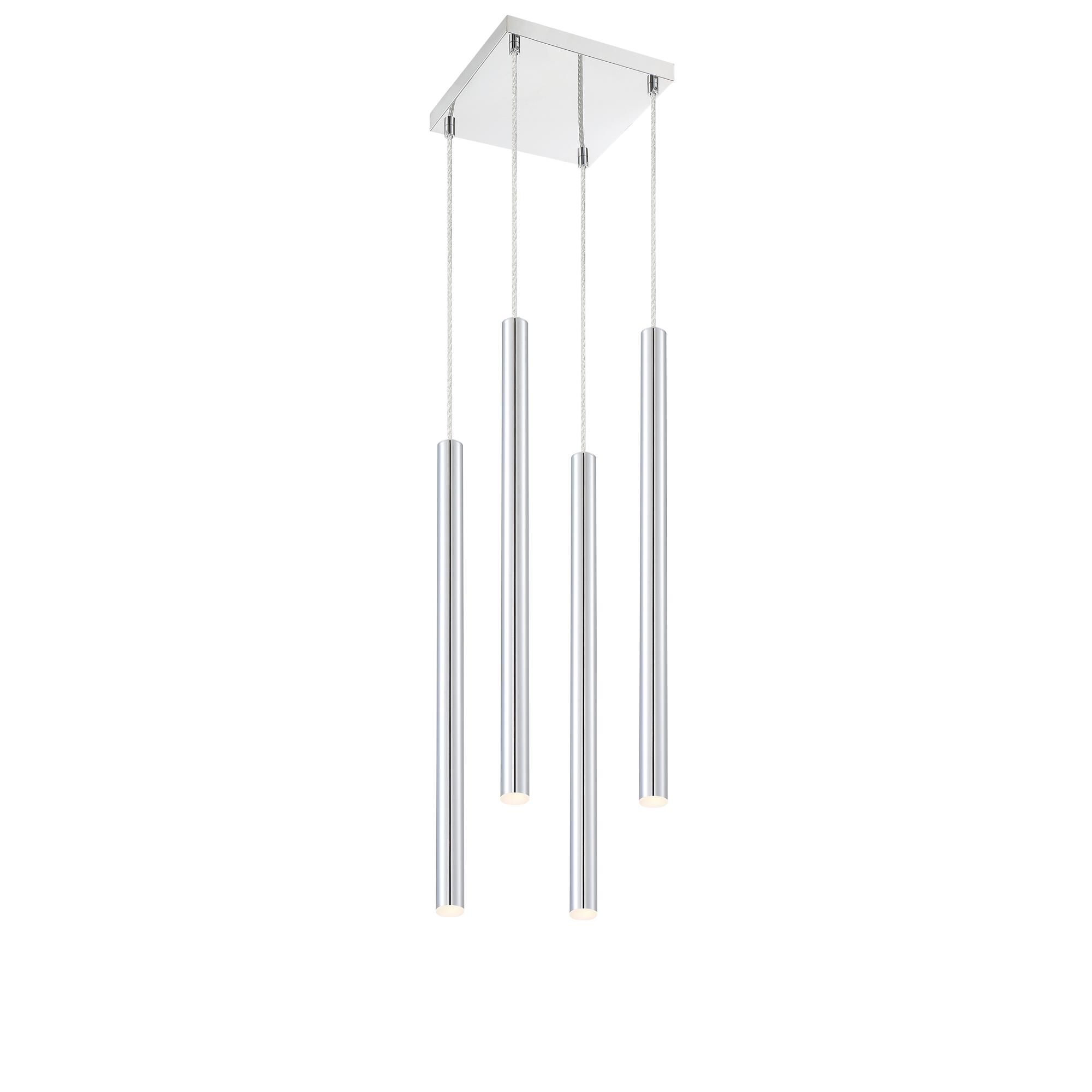 Shown in Chrome finish and Steel glass and Steel shade