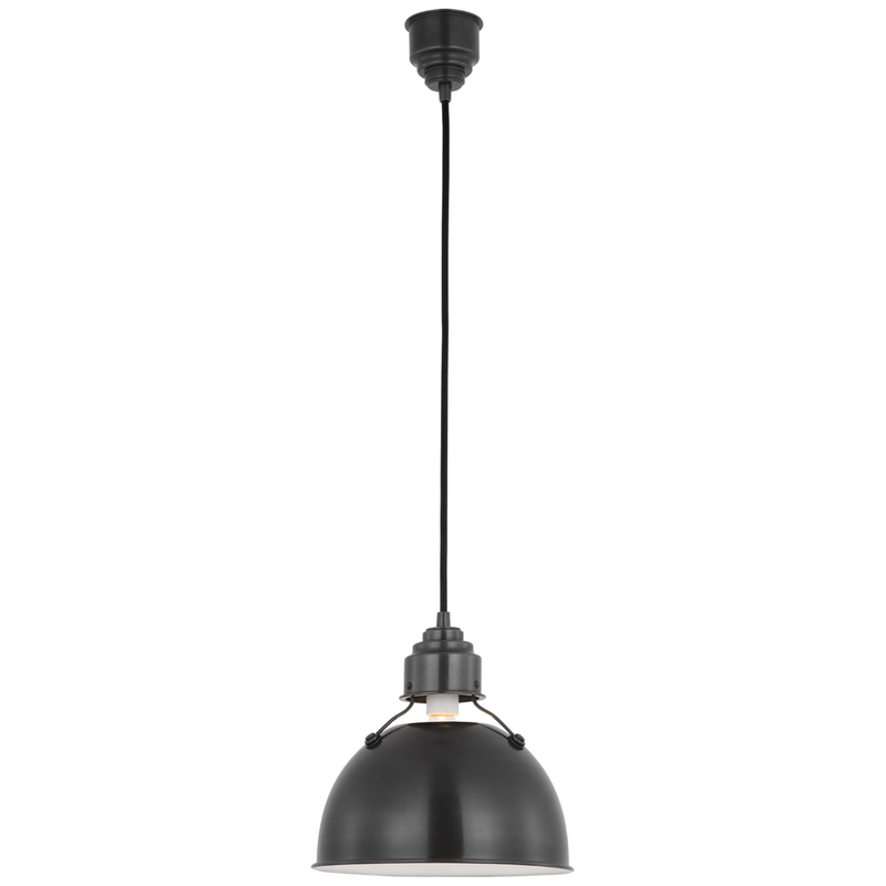 Visual Comfort Signature Collection Thomas O'Brien Eugene 12 Inch Mini Pendant