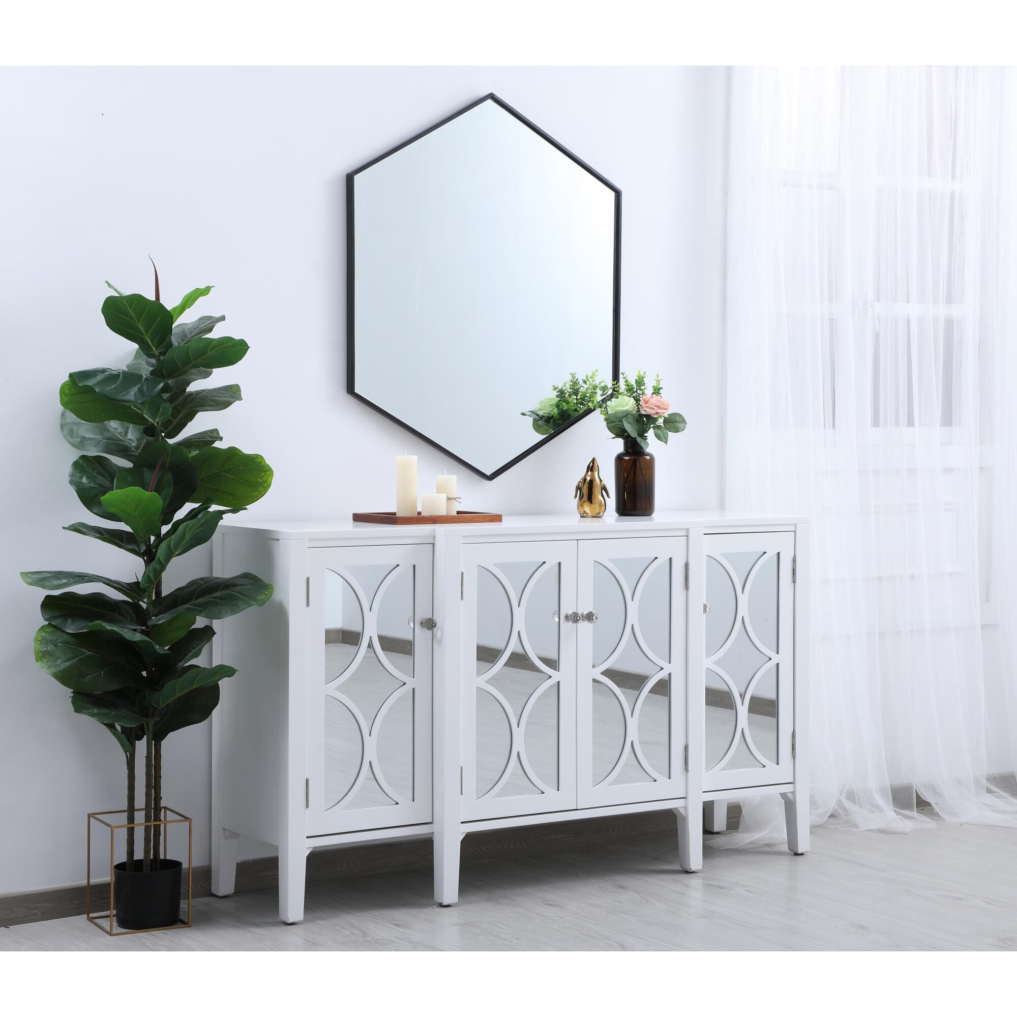 Shown in Black finish