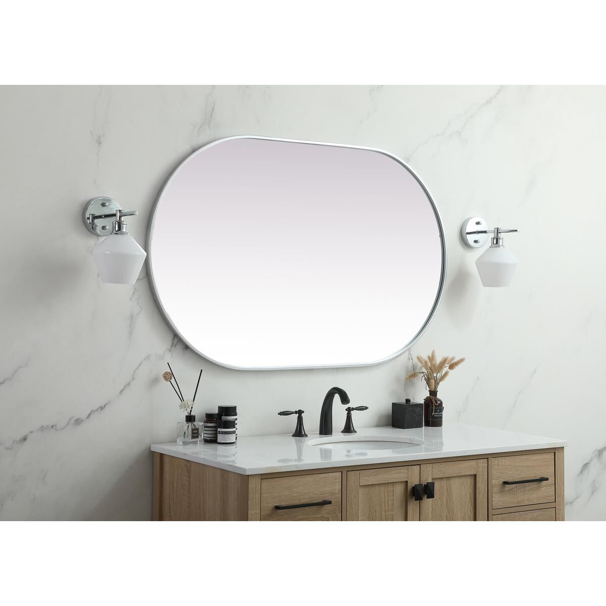 Asha 48 Inch Decorative Mirror by Elegant Decor
