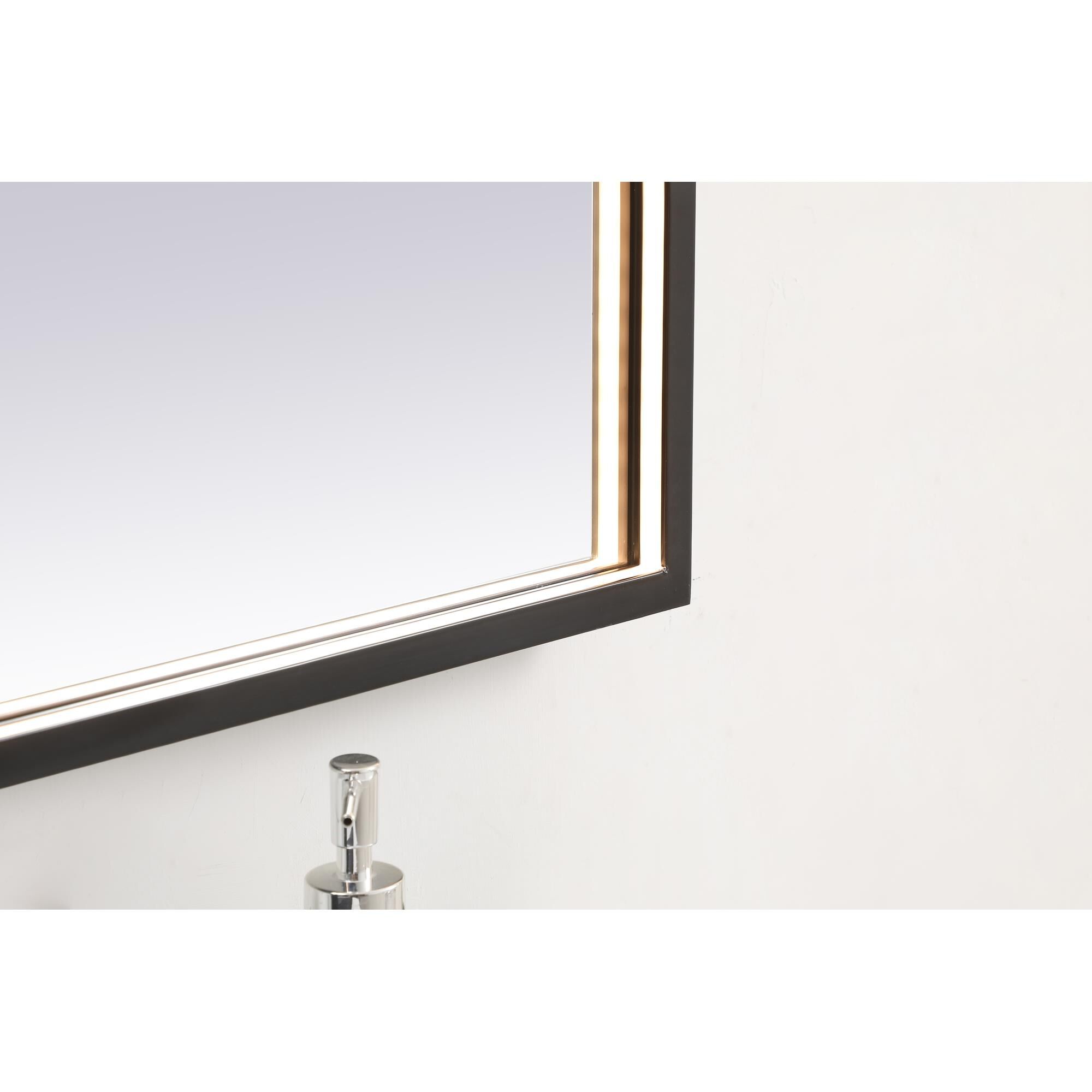 Pier LED Lighted Mirror by Elegant Decor