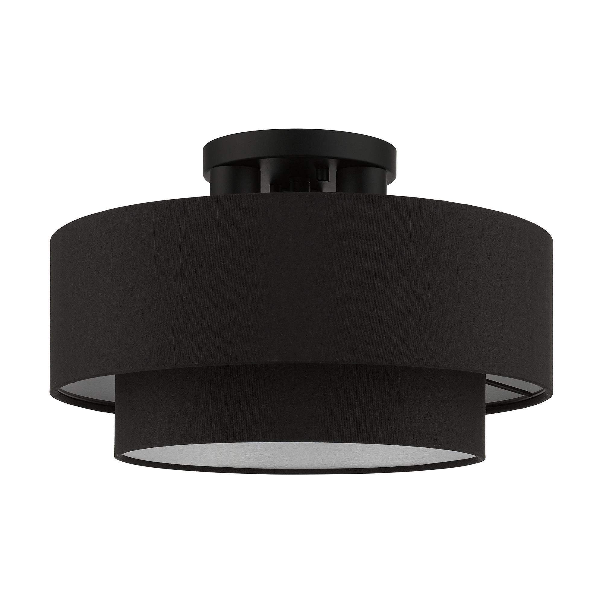 Bainbridge 15 Inch 3 Light Semi Flush Mount by Livex Lighting
