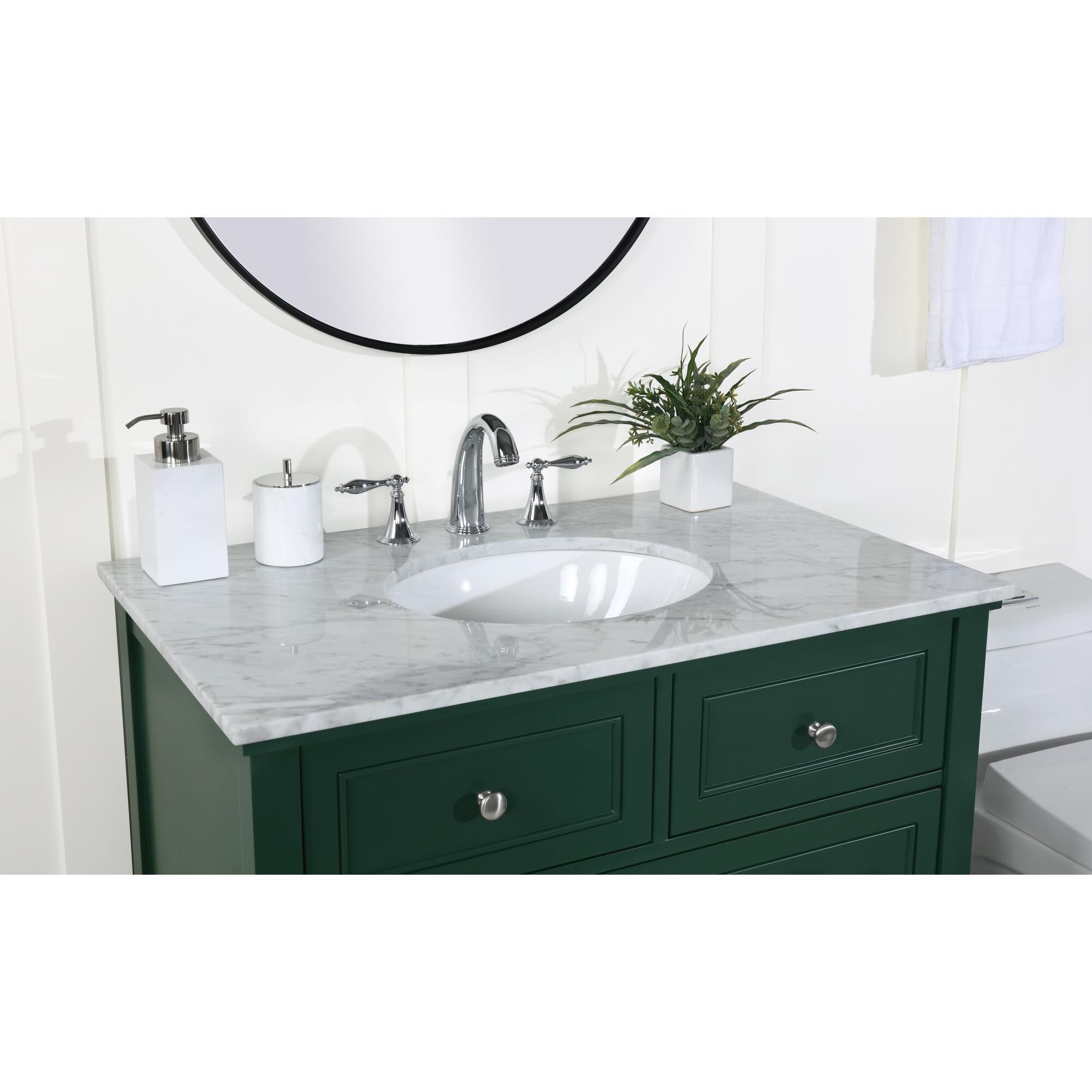 Shown in Green finish