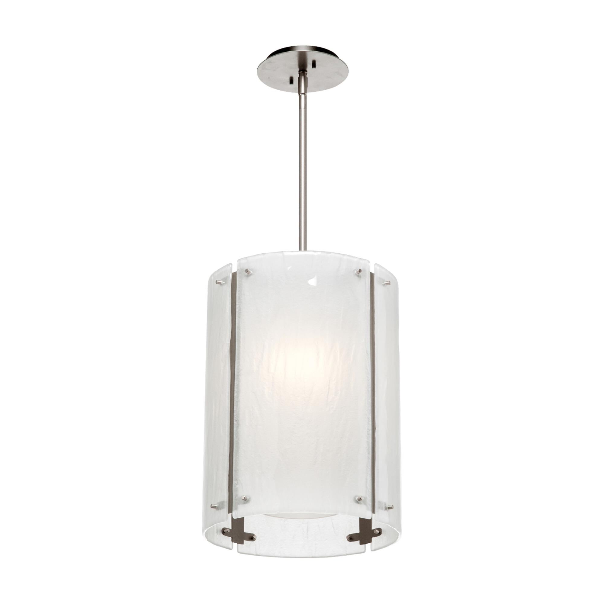 Shown in Beige Silver finish and Frosted Granite glass