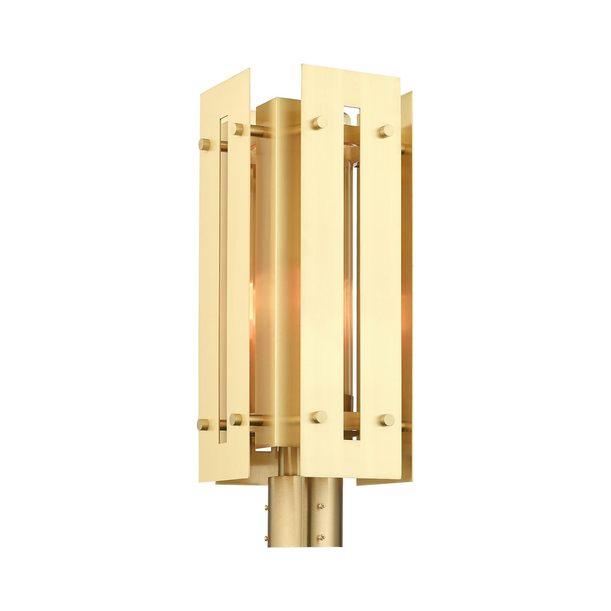 Shown in Satin Brass finish and Clear glass and Clear Glass shade