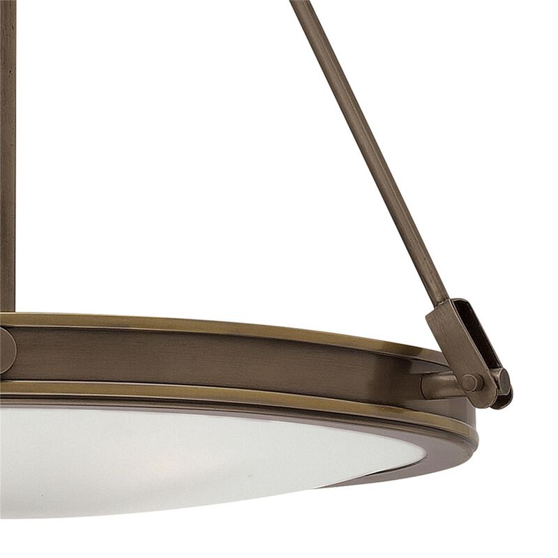 Collier Medium Pendant Light by Hinkley