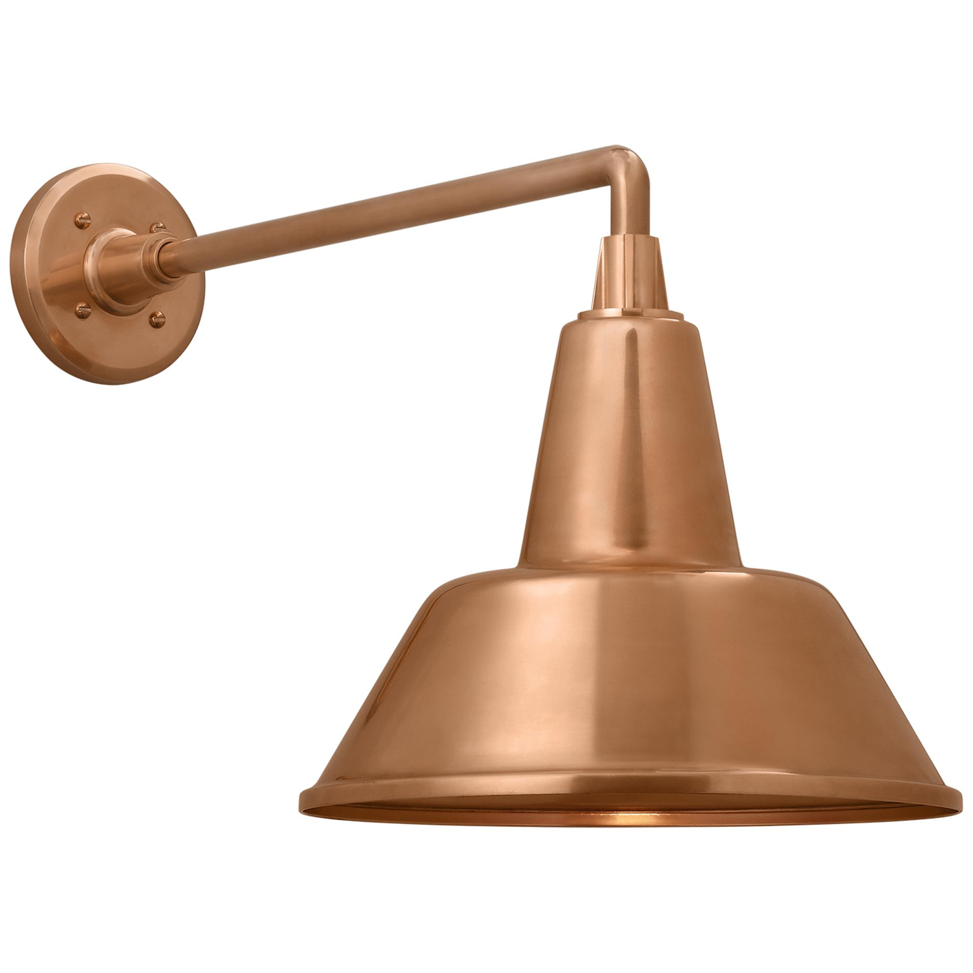 Shown in Soft Copper finish and Copper shade