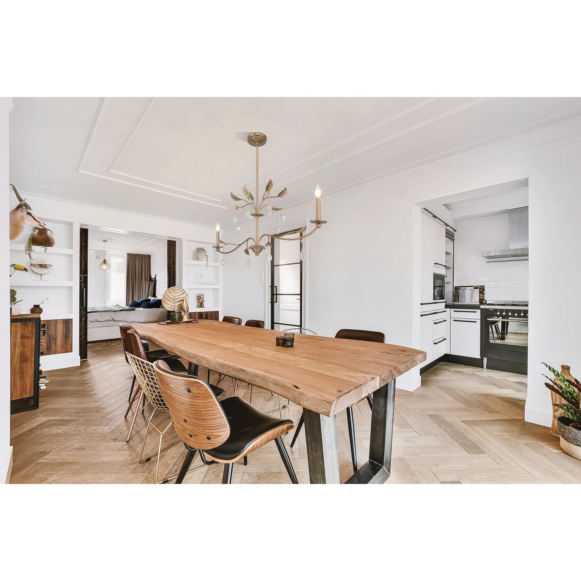 Presley 56 Inch Linear Suspension Light by Eglo Lighting