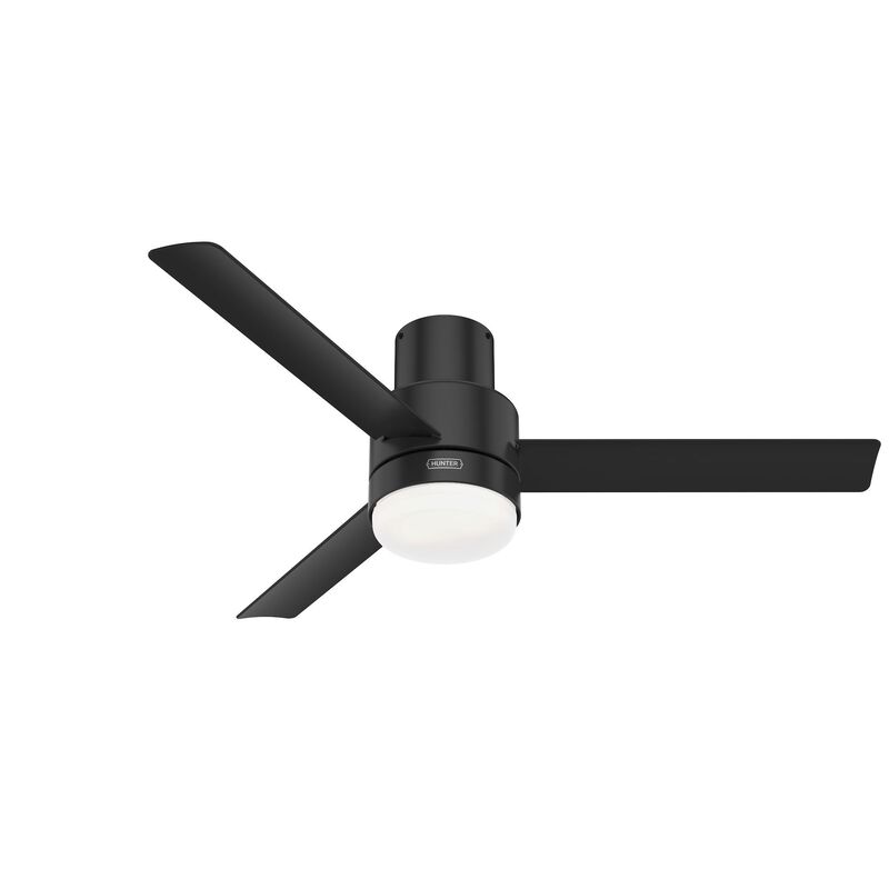 Gilmour 52 Inch Flush Mount Fan with Light Kit by Hunter Fan