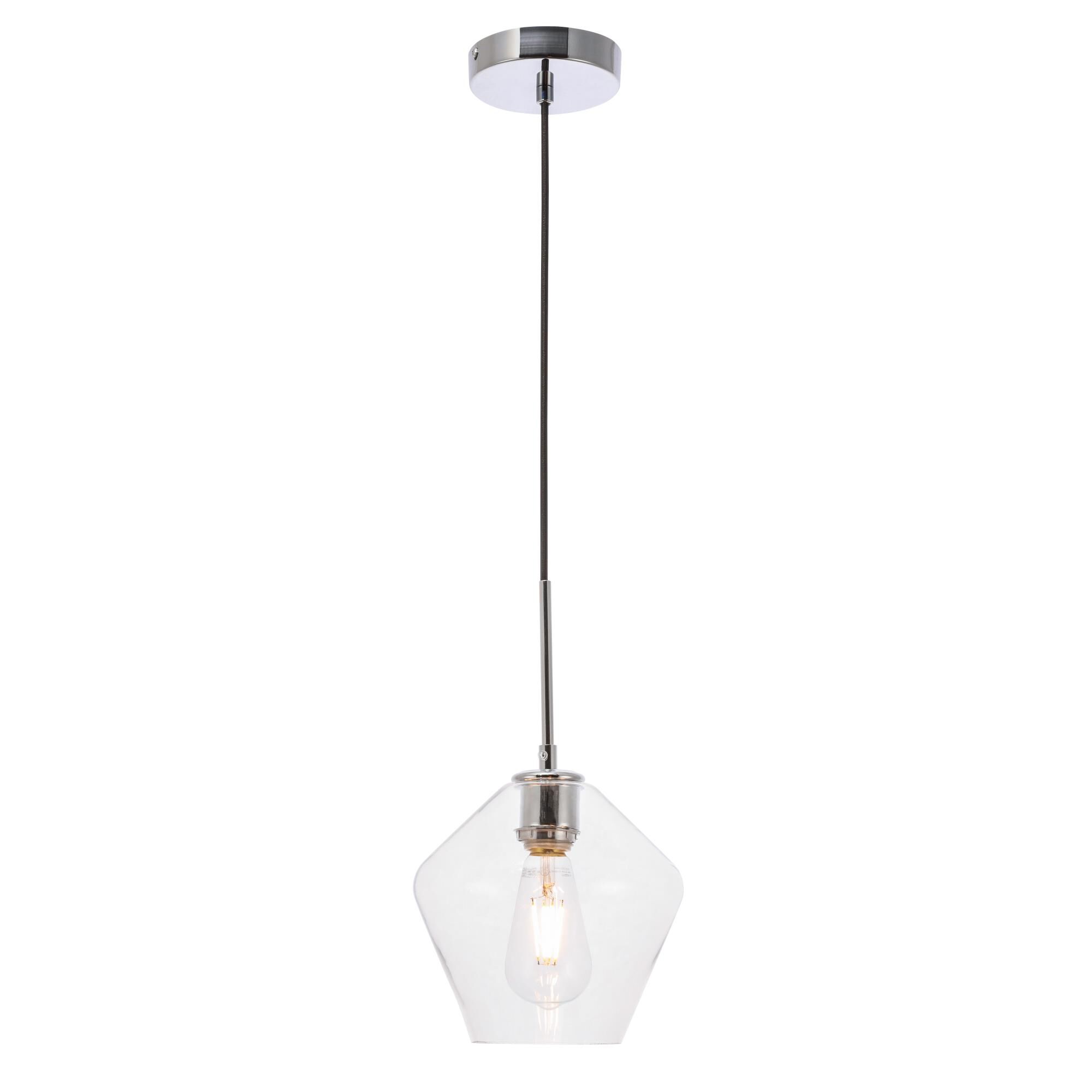 Gene 8 Inch Mini Pendant by Elegant Lighting