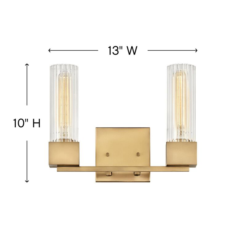 Xander 13 Inch 2 Light Bath Vanity Light by Hinkley Lighting