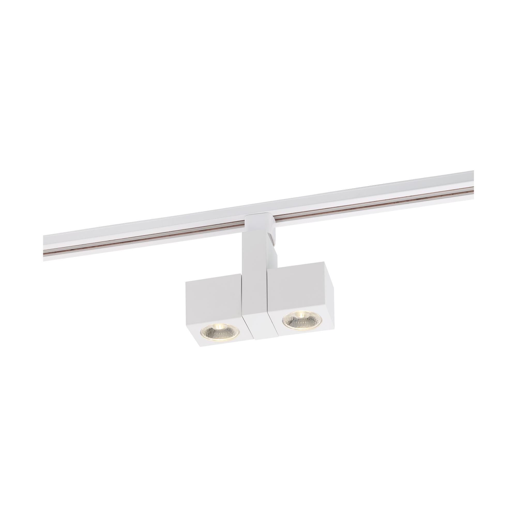 Dual Square 6 Inch Track Lighting Kit by Nuvo Lighting