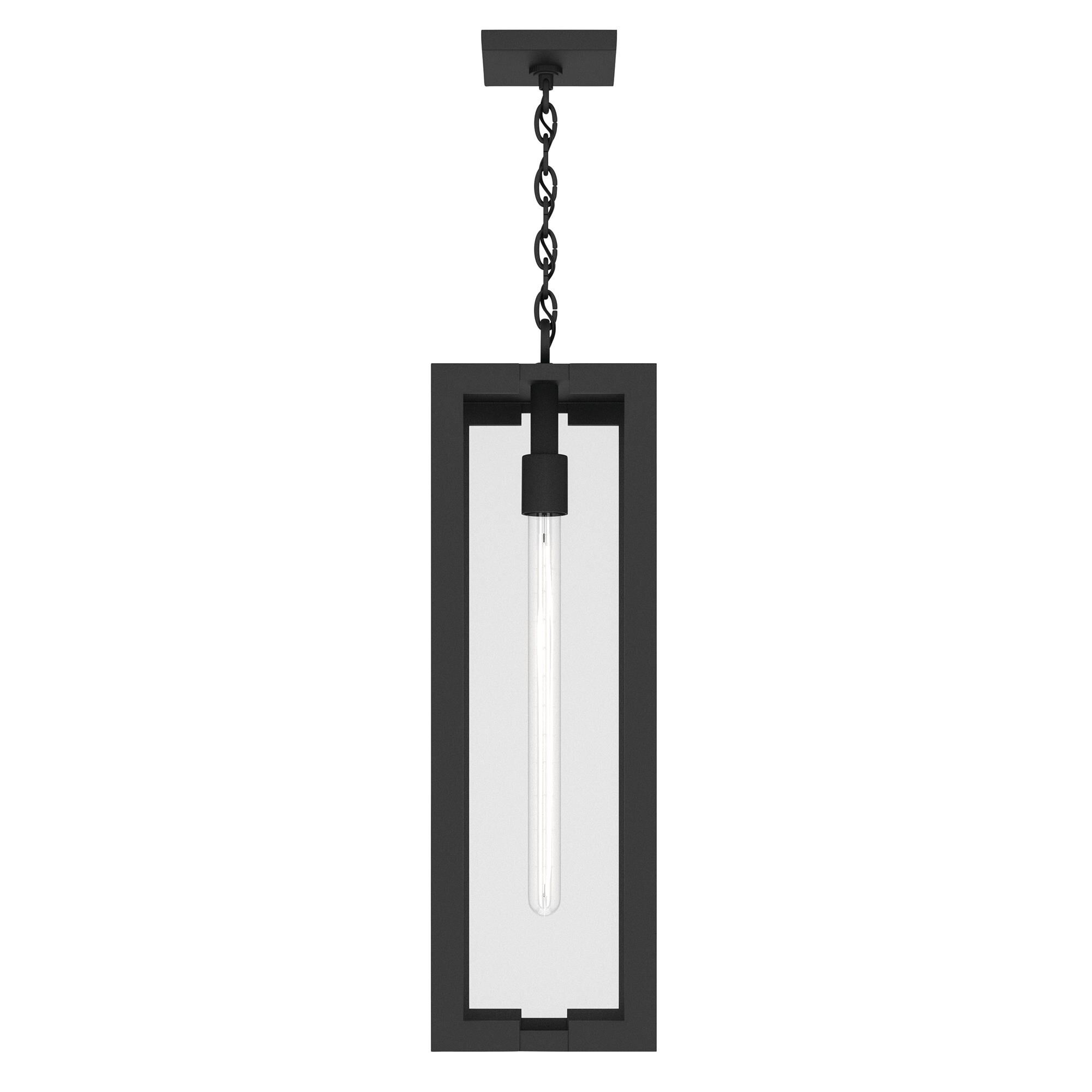 Shown in Textured Black finish and Clear glass