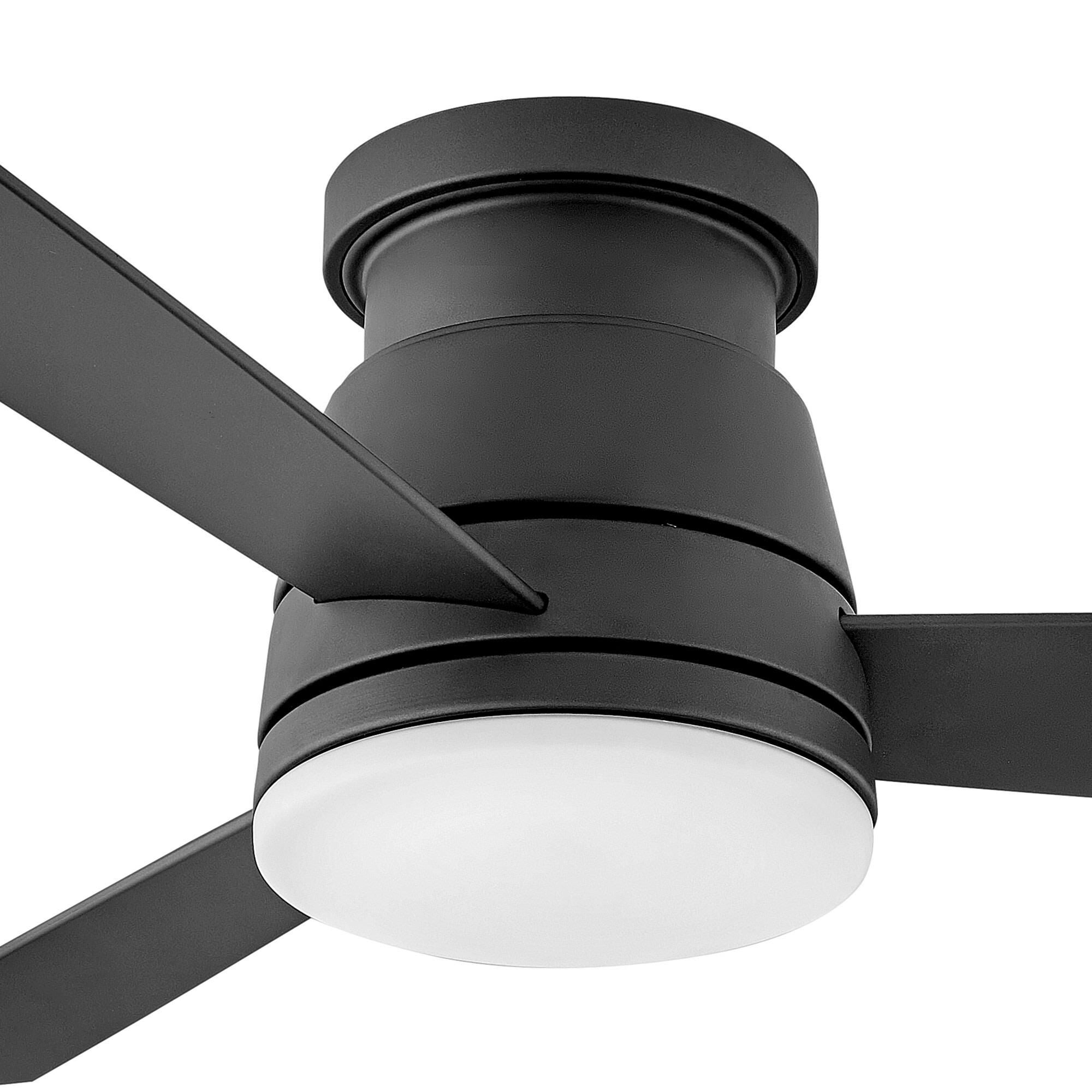 Trey 44 Inch Flush Mount Fan with Light Kit,