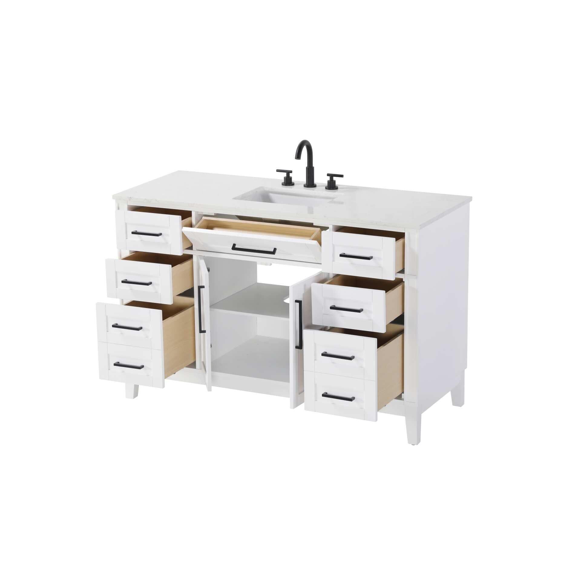 Virginia 54 Inch Bath Vanity by Elegant Decor
