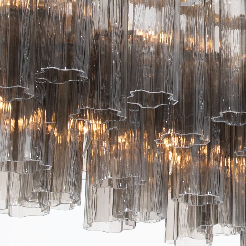 Addis Large Linear Chandelier by Crystorama