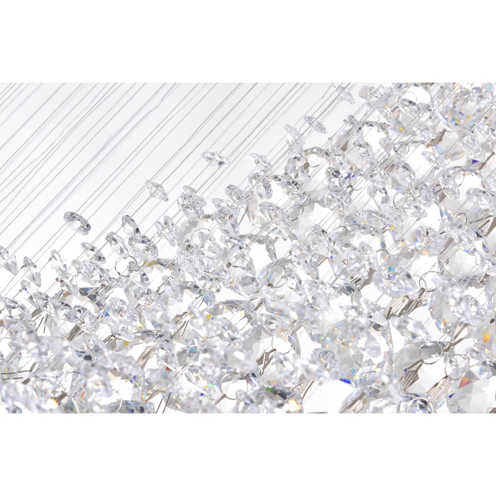 Ribbon 24 Inch 8 Light Flush Mount by CWI Lighting