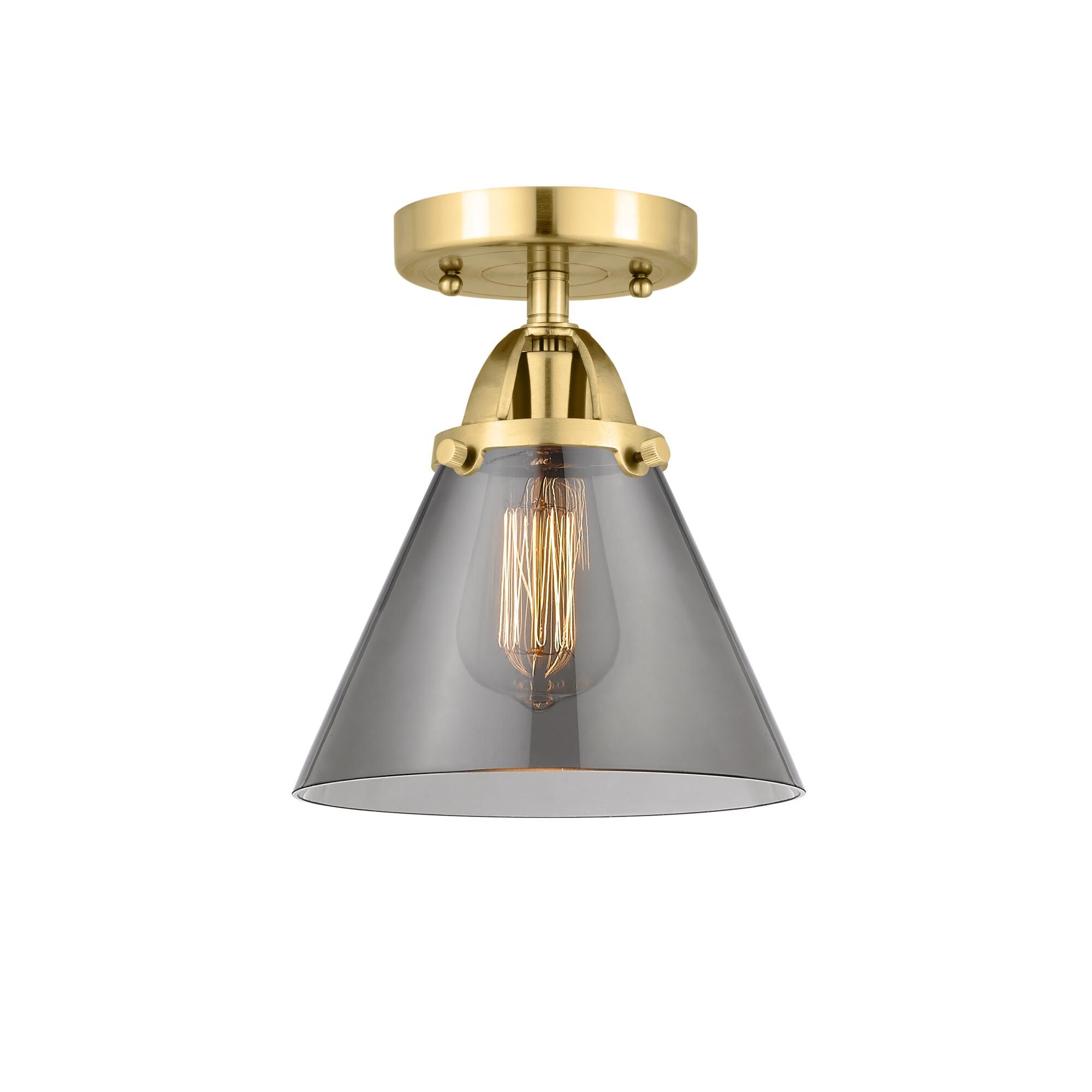 Bruno Marashlian Cone 7 Inch 1 Light Semi Flush Mount by Innovations Lighting