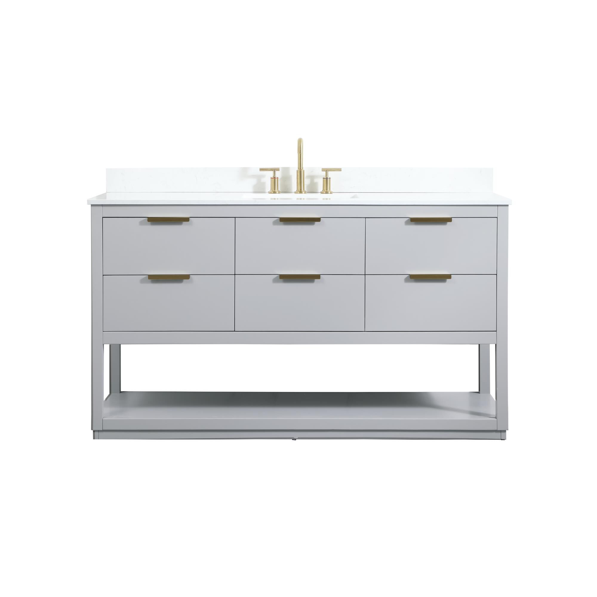 Larkin 60 Inch Bath Vanity by Elegant Decor
