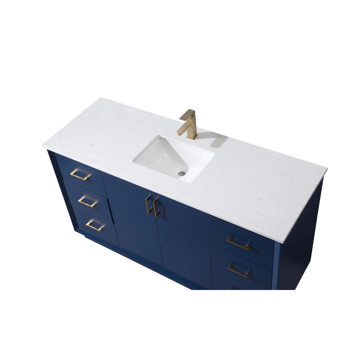 Shown in Blue finish