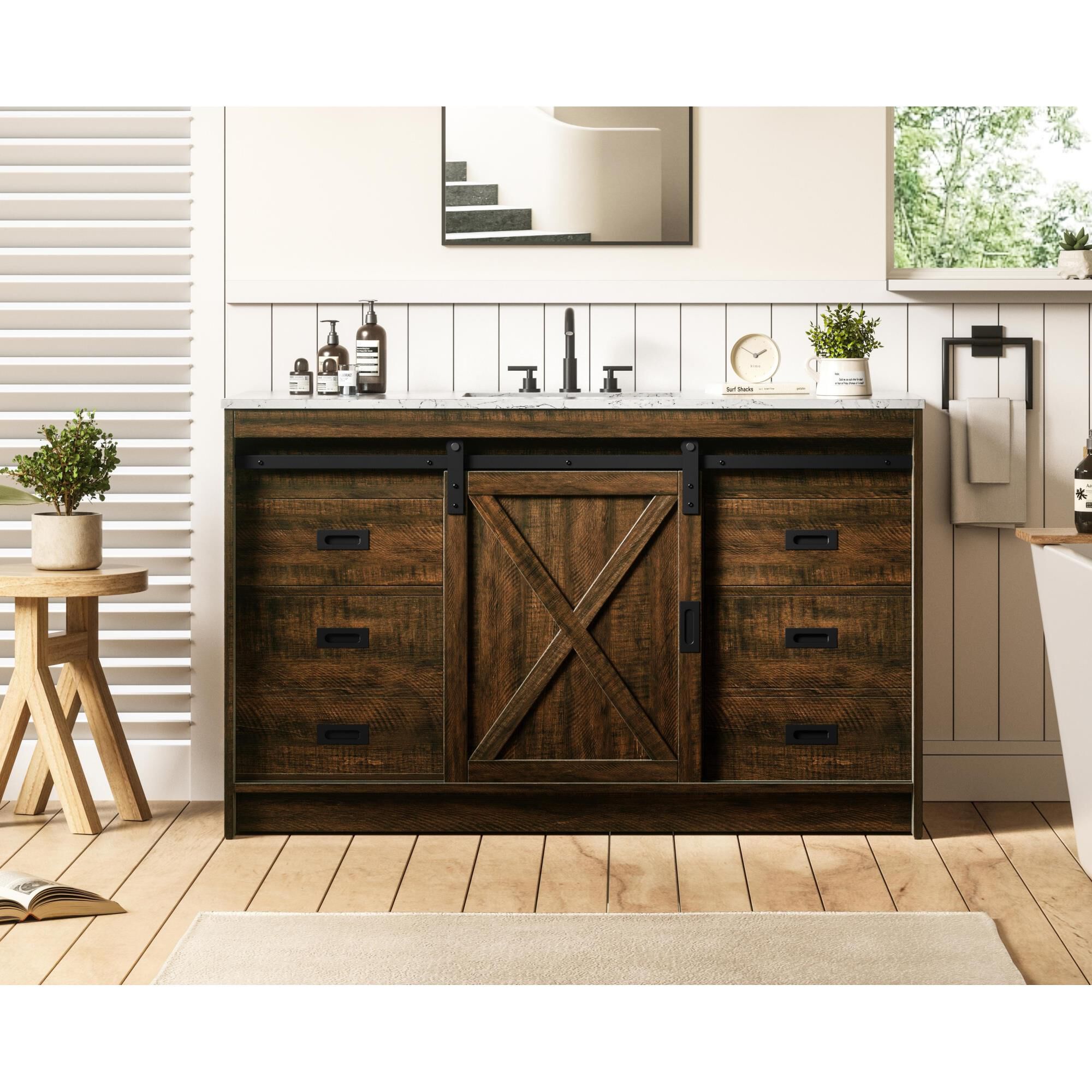 Shown in Expresso finish