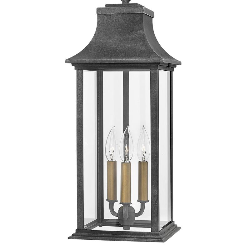 Adair 23 Inch Tall 3 Light Outdoor Hanging Lantern by Hinkley Lighting