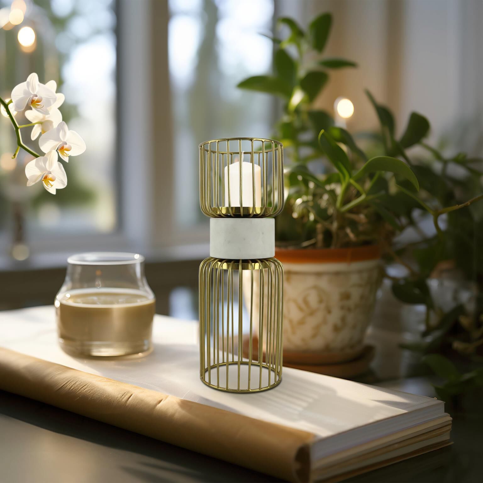 The Robin Baron Candle Holder by Howard Elliott Collection