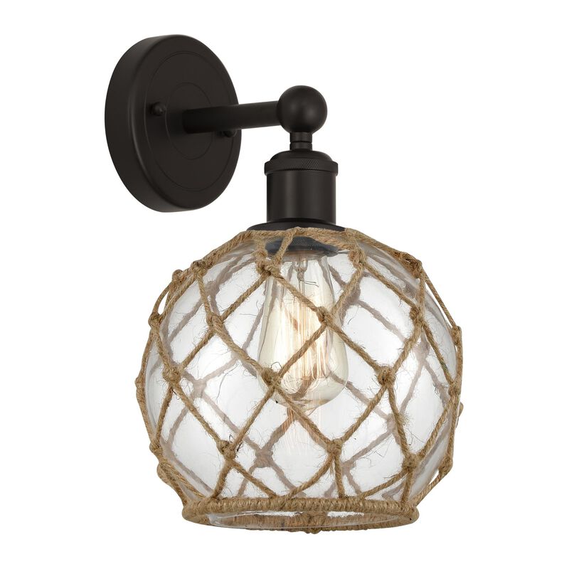 Bruno Marashlian Farmhouse Rope 12 Inch Wall Sconce by Innovations Lighting