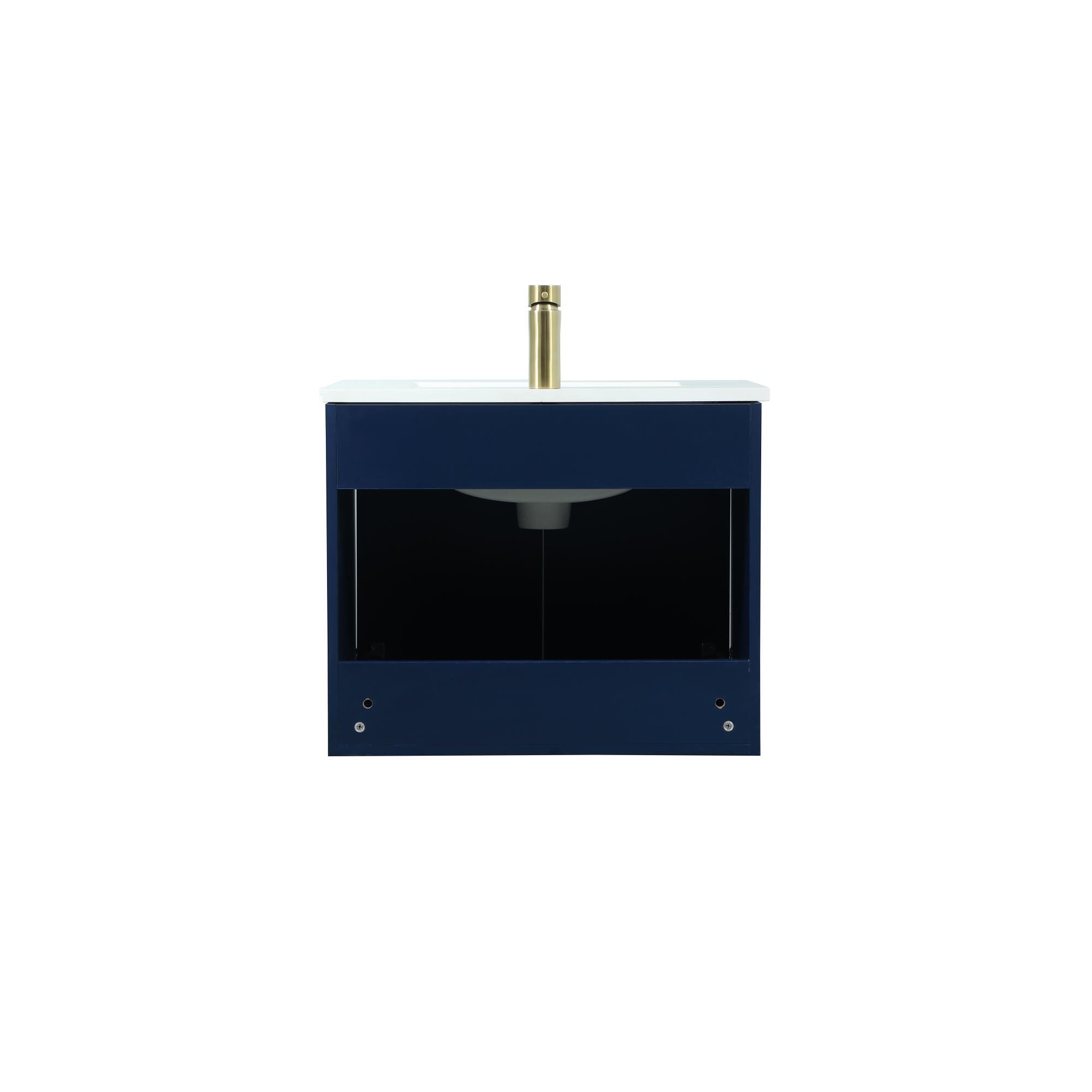 Shown in Blue finish