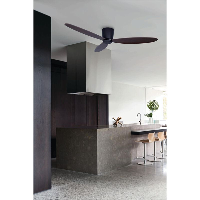 Radar 52 Inch Flush Mount Fan with Light Kit by Beacon Lighting
