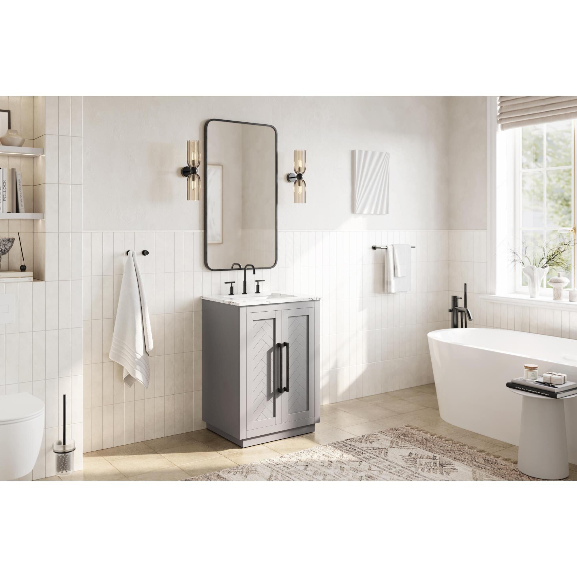 Chase 24 Inch Bath Vanity by Elegant Dcor