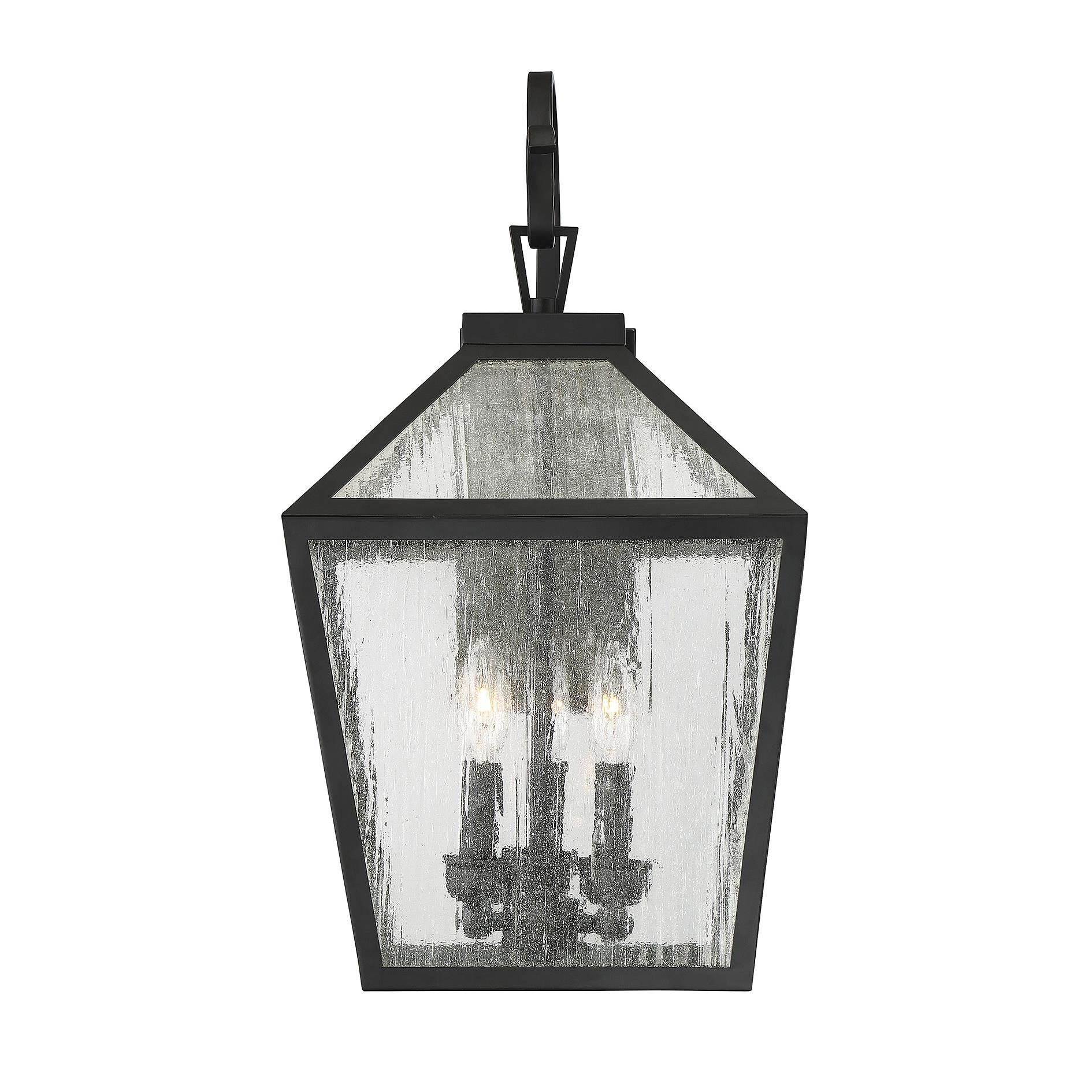 Woodstock 23 Inch Tall 3 Light Outdoor Wall Light by Savoy House