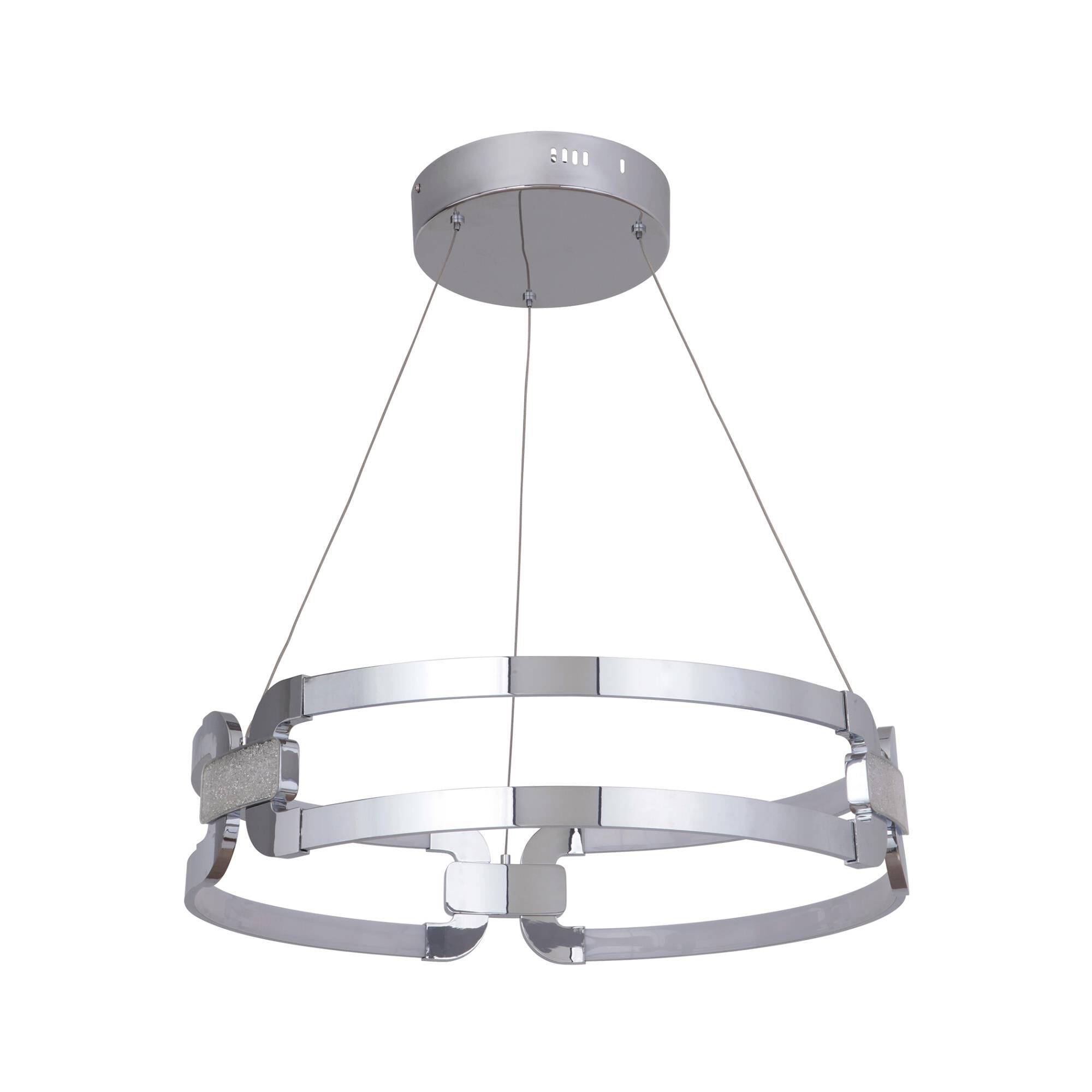 Shown in Chrome finish and Yes glass and Yes shade