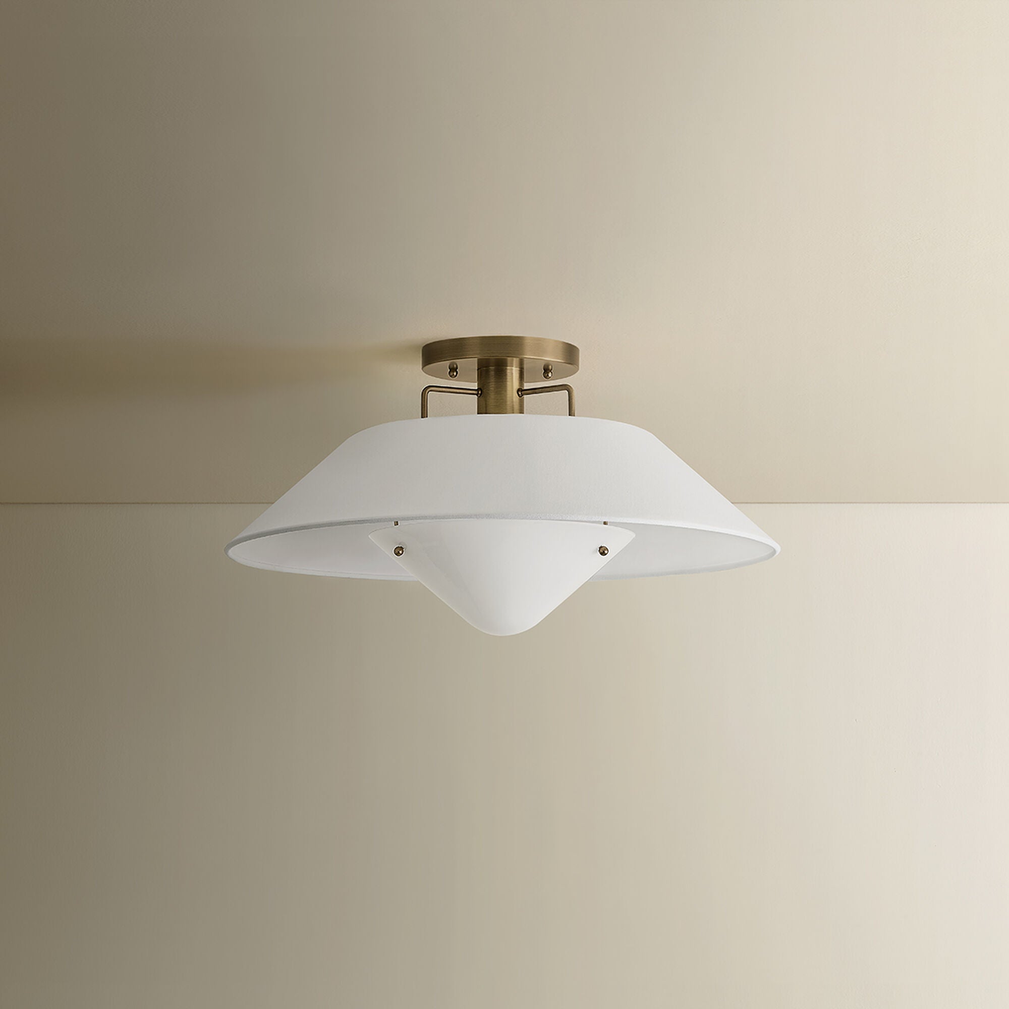 Otto 20 Inch Semi Flush Mount,