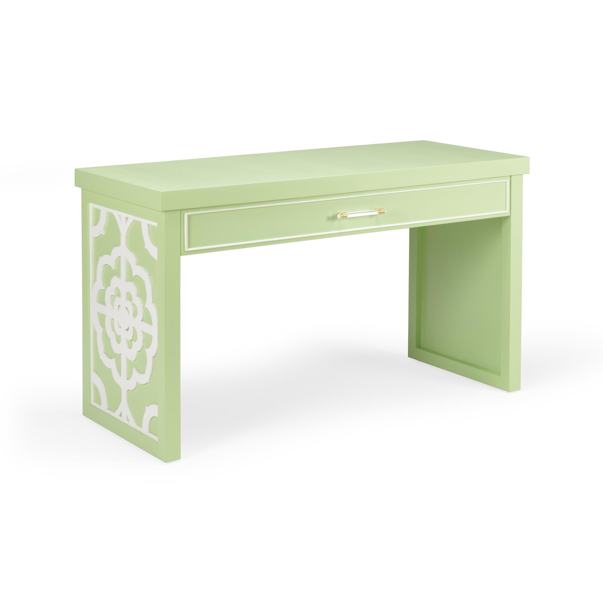 Shown in Light Green/White/Clear finish