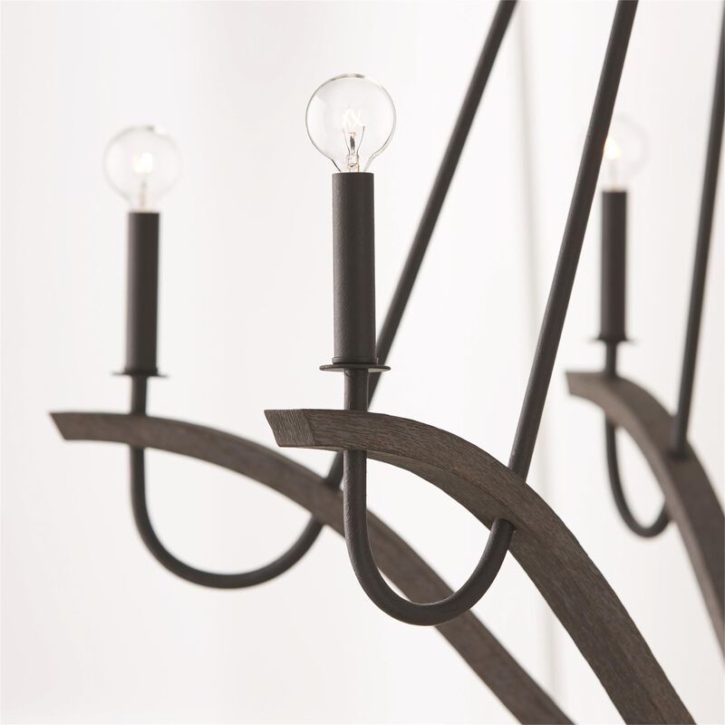 Clive 43 Inch 6 Light Chandelier by Capital Lighting Fixture Company