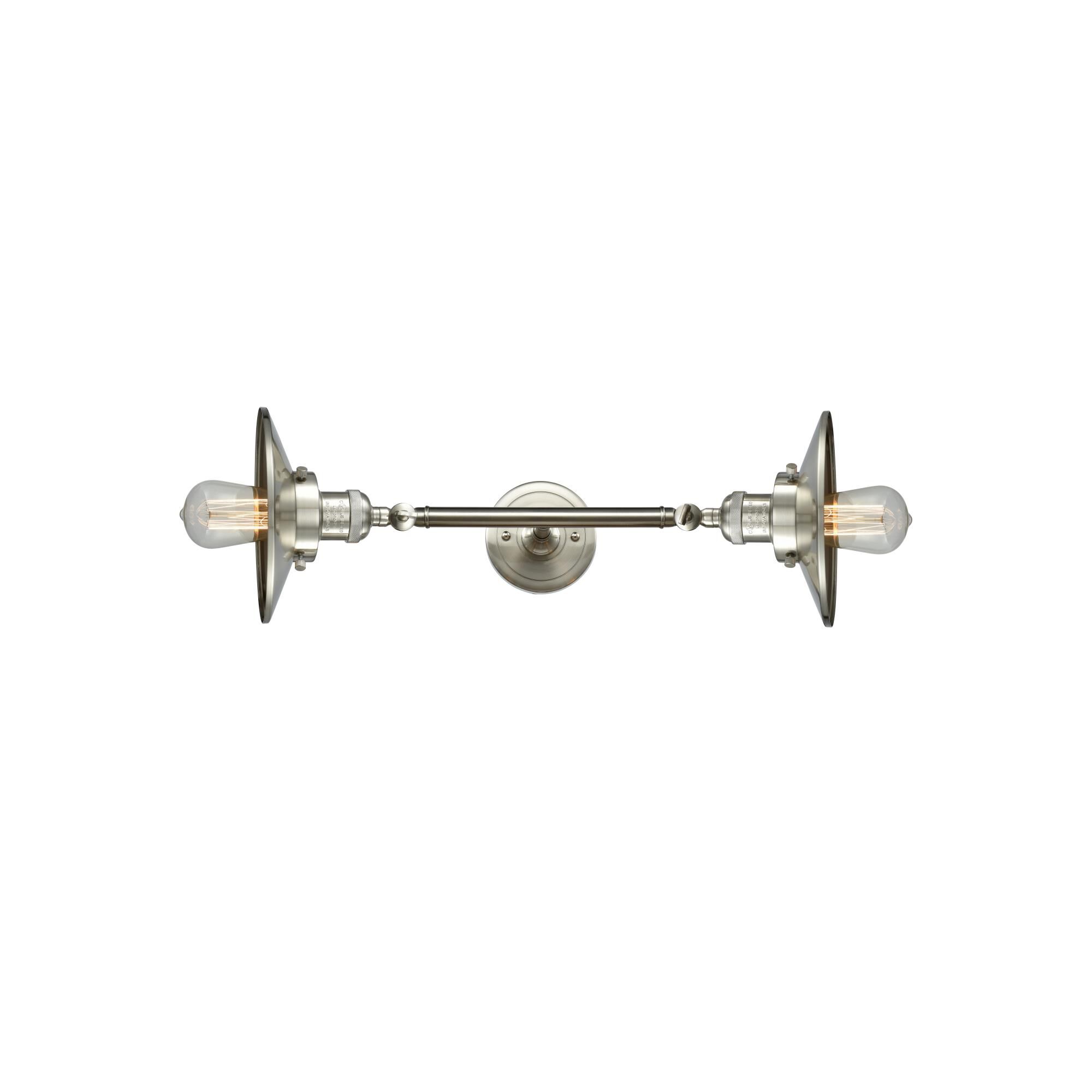 Bruno Marashlian Railroad 19 Inch 2 Light LED Bath Vanity Light by Innovations Lighting