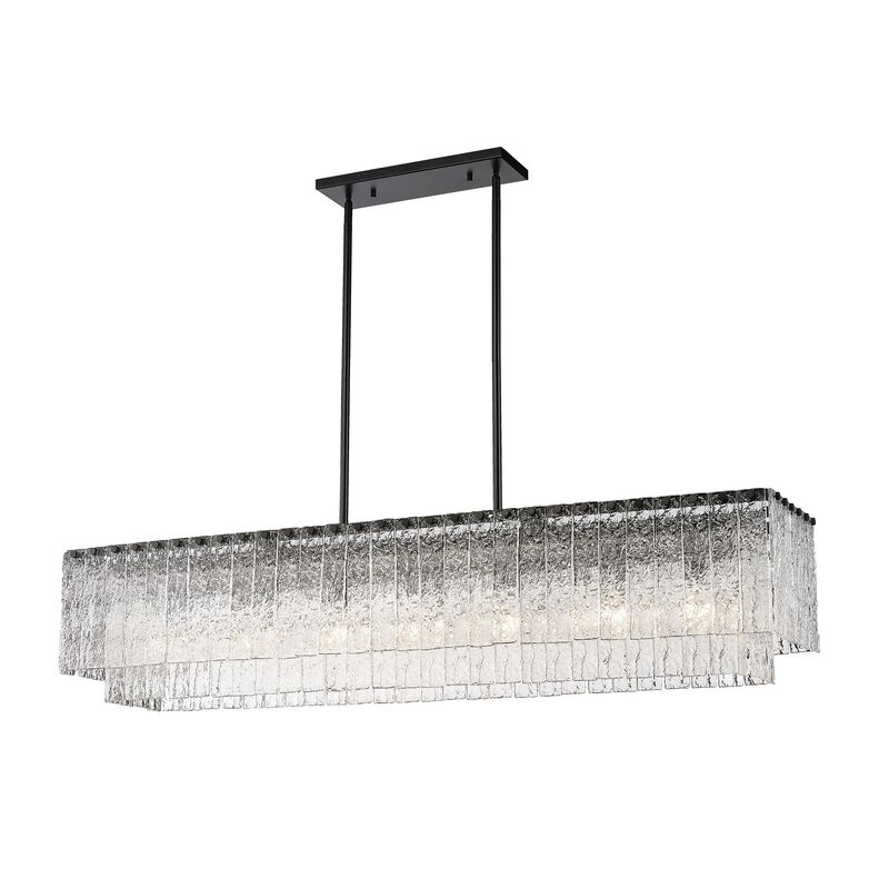 Glacier 53 Inch 7 Light Linear Suspension Light by Z-Lite