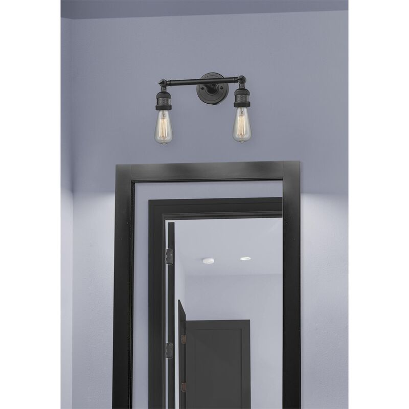 Bruno Marashlian Bare Bulb 11 Inch 2 Light Bath Vanity Light by Innovations Lighting