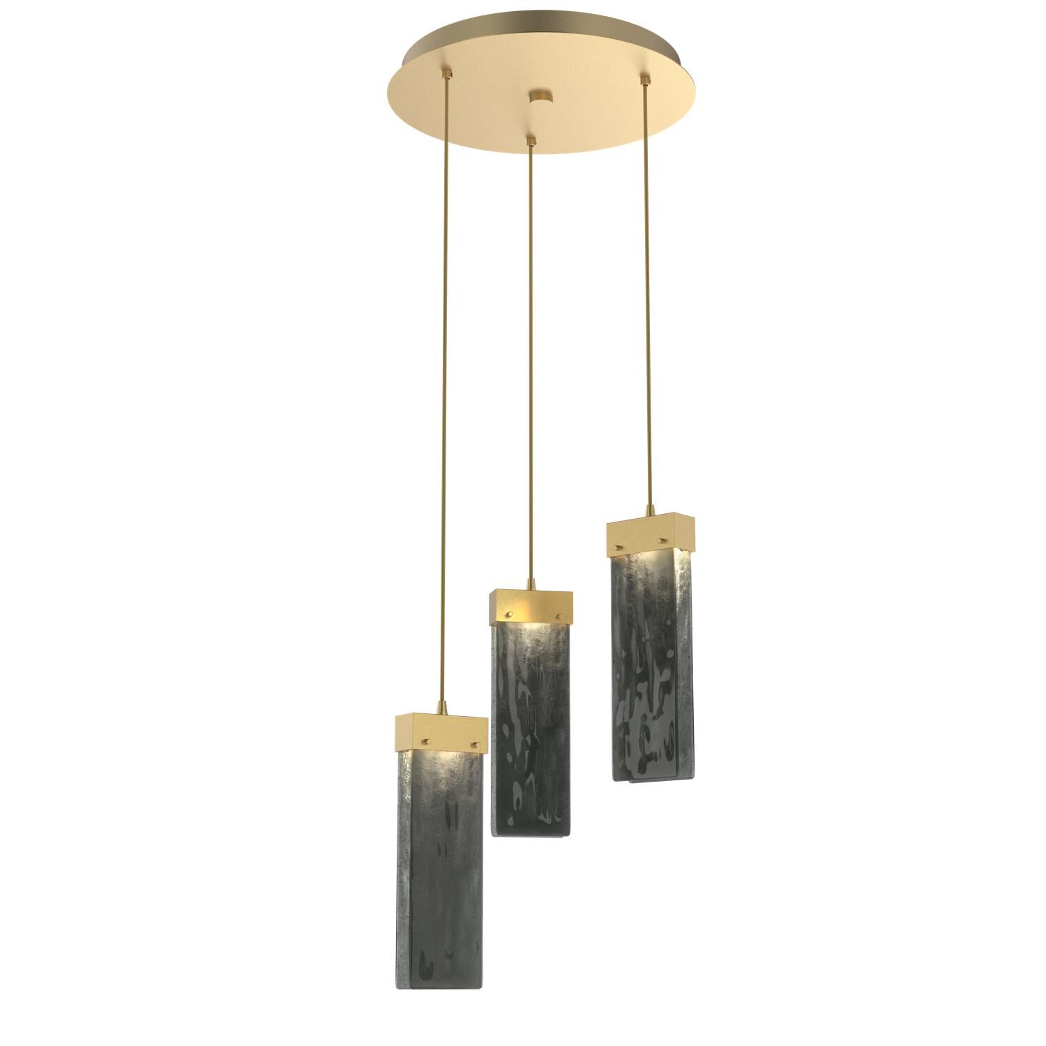 Parallel 16 Inch 3 Light LED Multi Light Pendant by Hammerton Studio