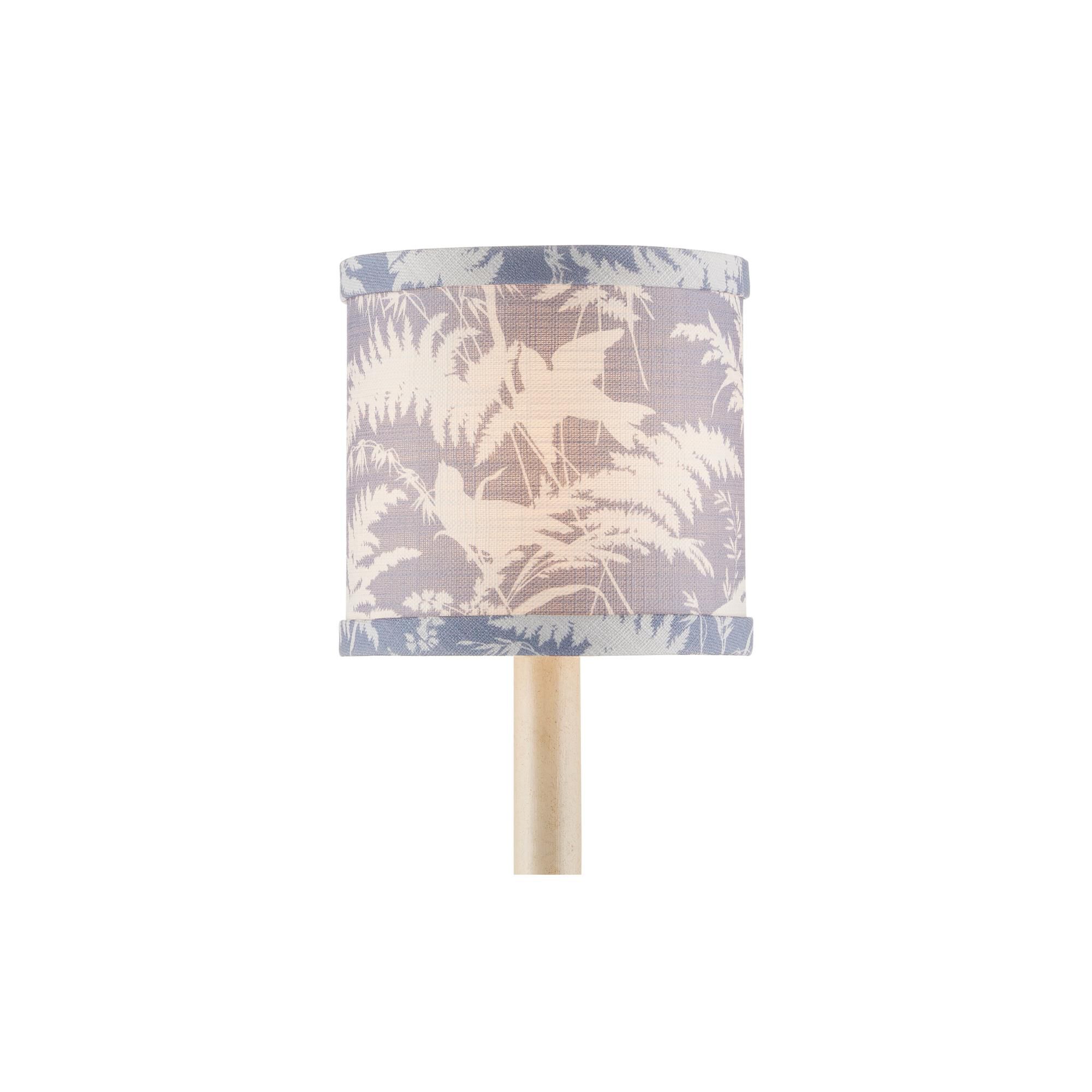 Shown in Dusty Blue and Ivory finish